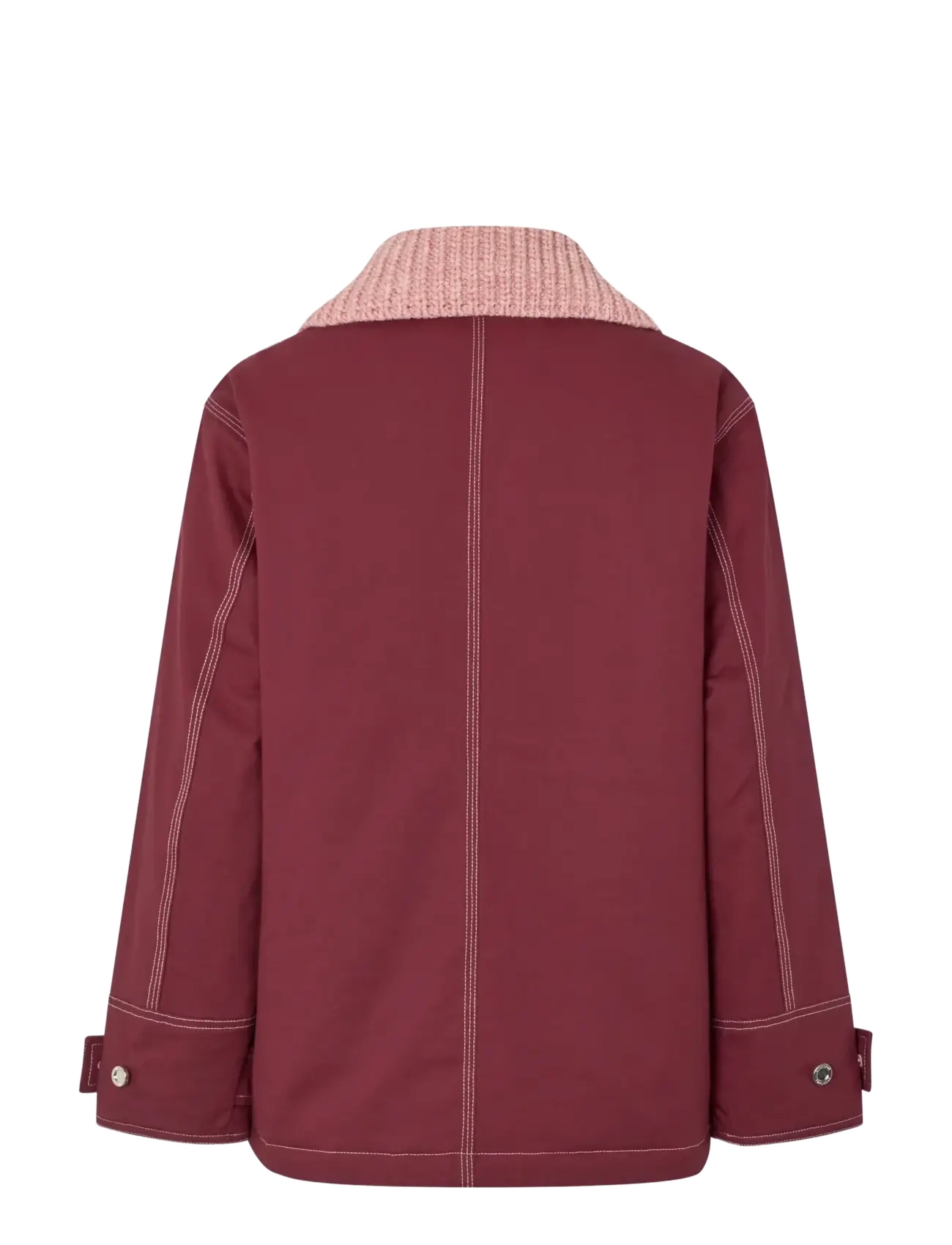 STINE GOYA - 2559 Coated Cotton Canvas, Workwear - winter jackets - merlot - 2