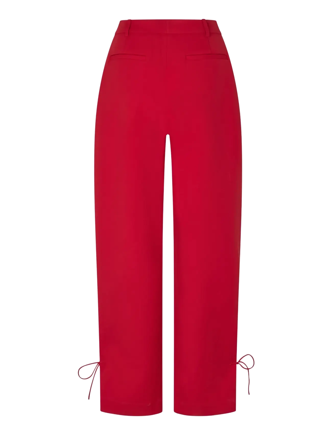 STINE GOYA - 2330 Double Sided Crepe, Elevated P - raka byxor - ruby red - 2