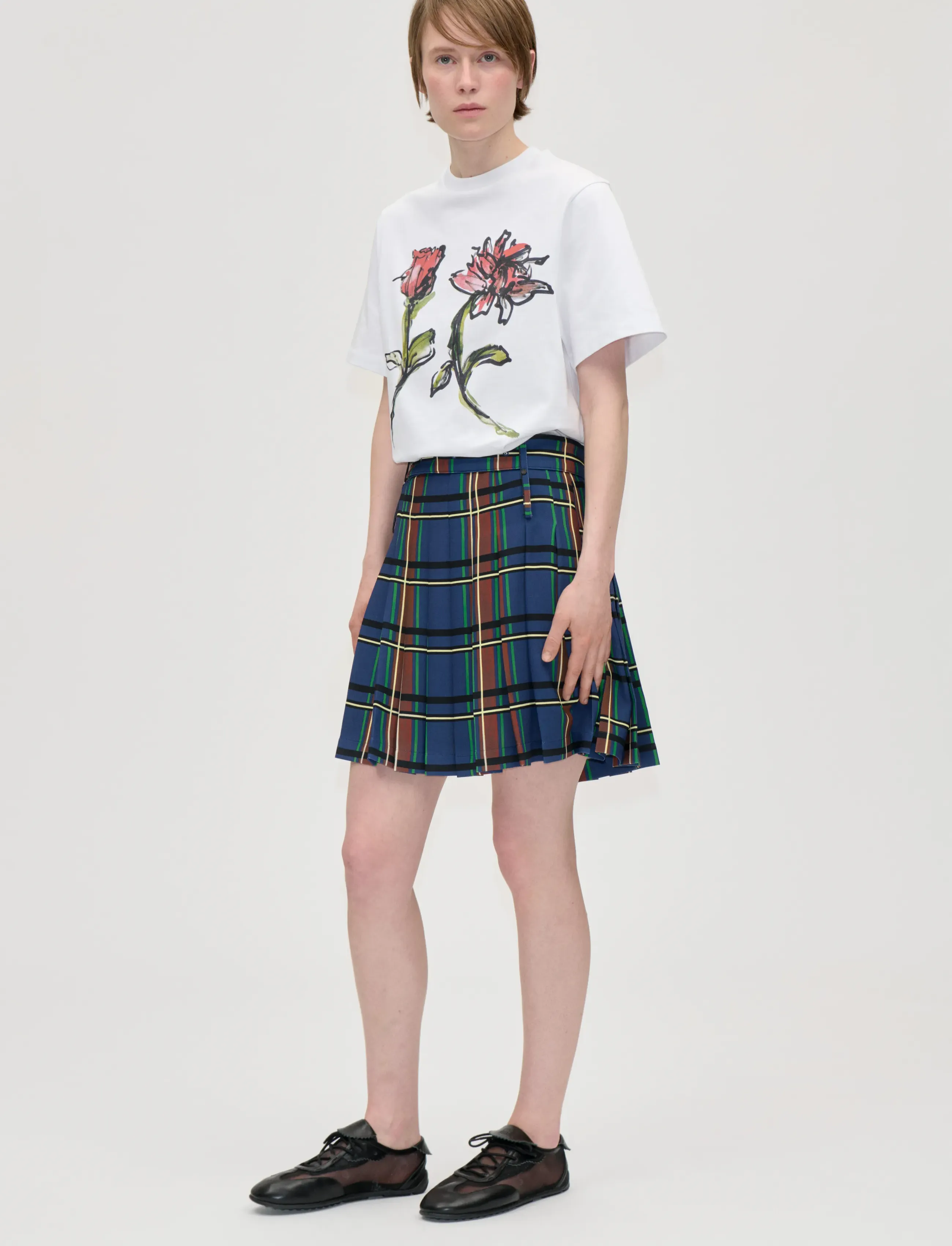 STINE GOYA - 2586 Midweight Jersey, Short Sleeve - t-shirts - the roses - 0