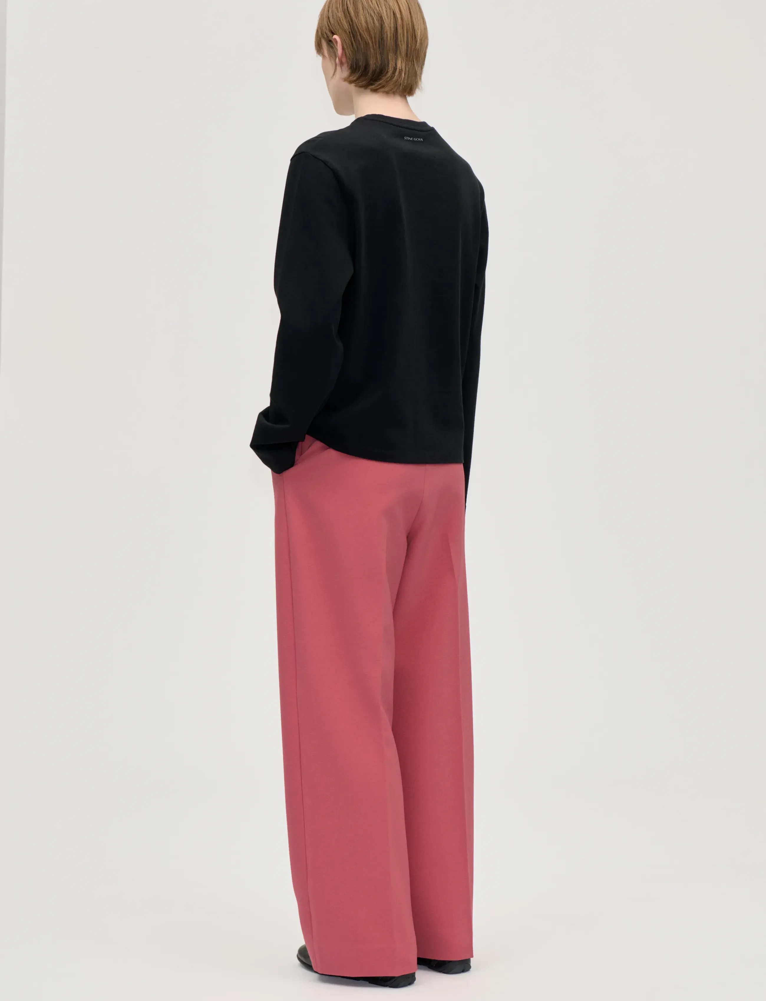 STINE GOYA - 2586 Midweight Jersey, Long Sleeve - analog roses - 3