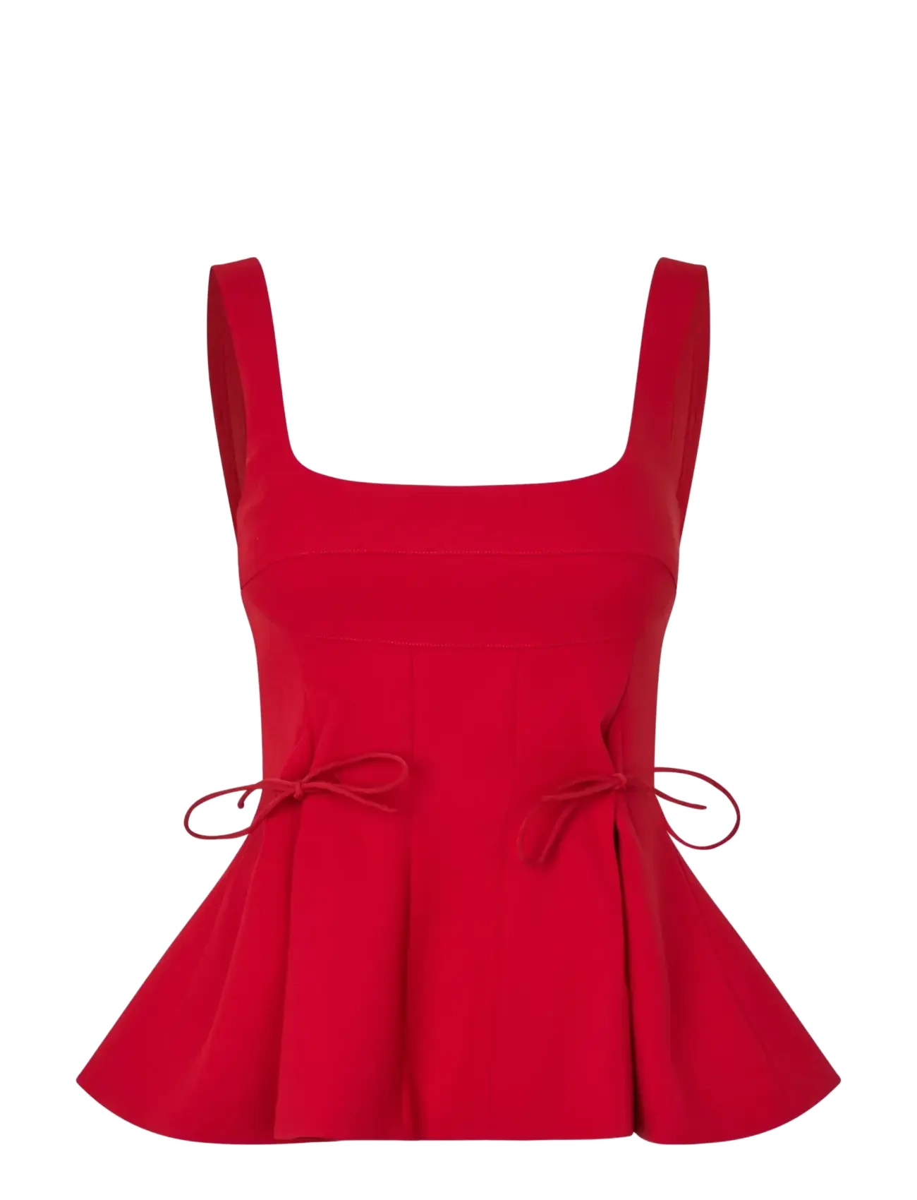 STINE GOYA 2330 Double Sided Crepe, Sleeveless - Danska märken - RUBY RED / red