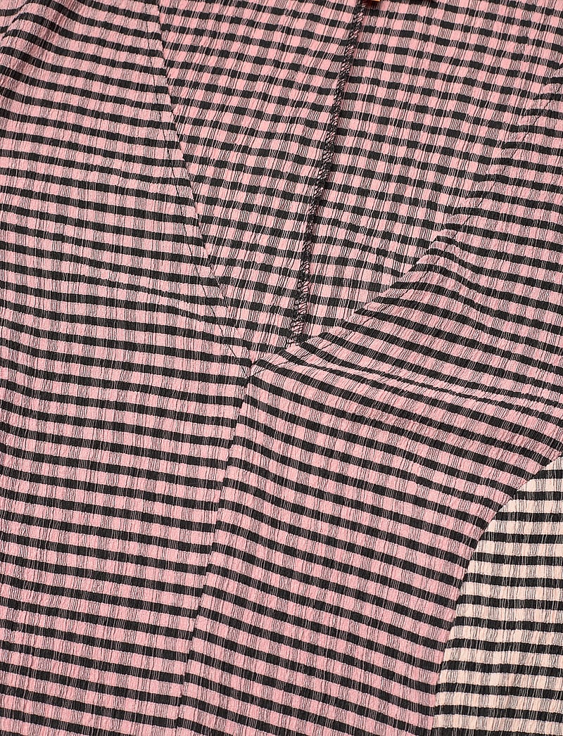 STINE GOYA - 2247 Patchwork Jersey, Three-Quarte - midimekot - pink/black - 4