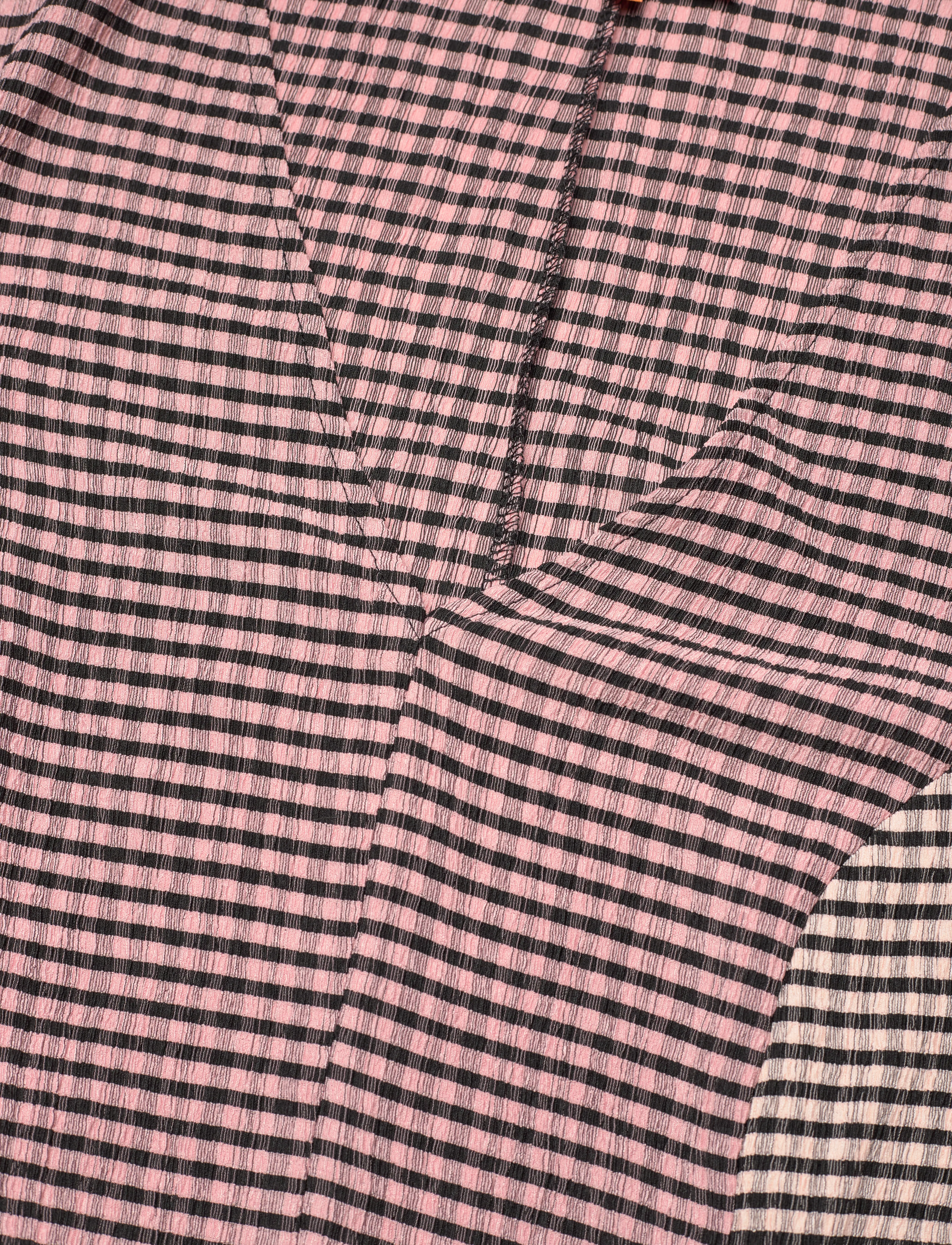 STINE GOYA - 2247 Patchwork Jersey, Three-Quarte - midi-kleider - pink/black - 4