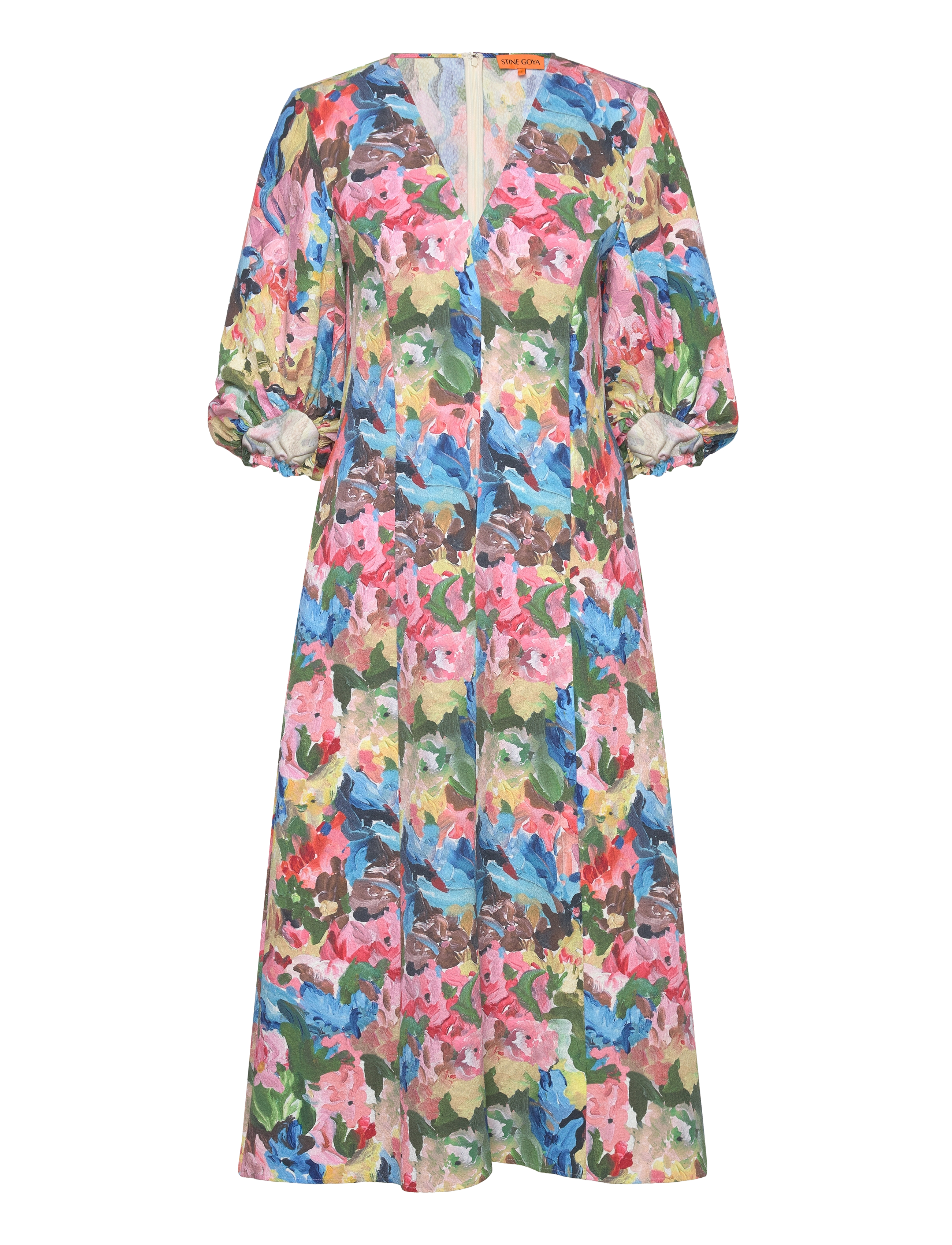 STINE GOYA 2259 Structure Stretch, 3/4 Sleeve - Kjoler - LOVES ME, LOVES ME NOT / multi