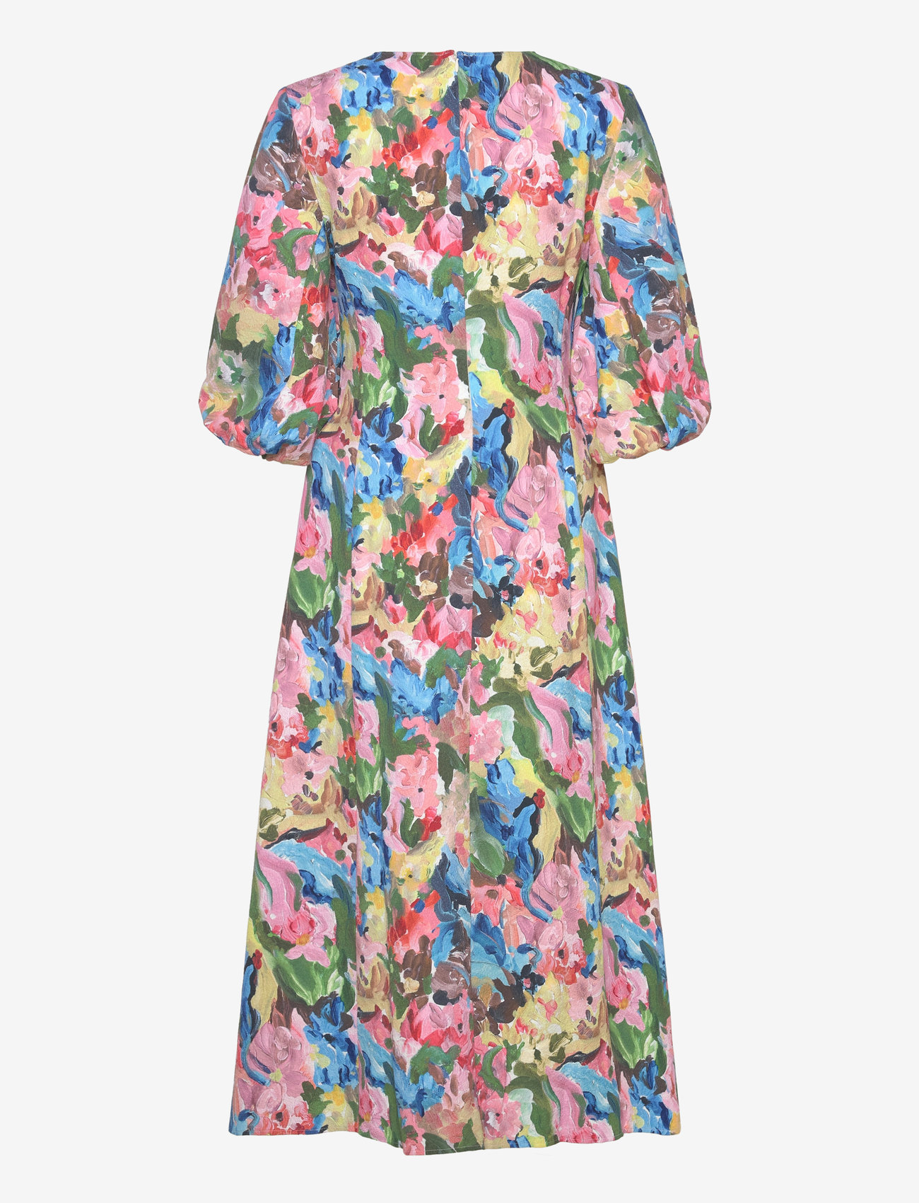 STINE GOYA - 2259 Structure Stretch, 3/4 Sleeve - midikleidid - loves me, loves me not - 1