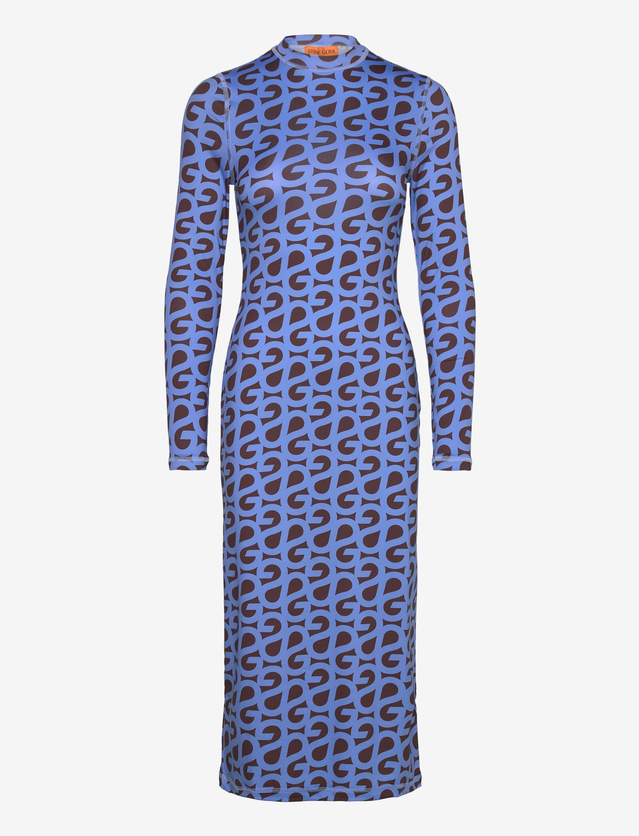 STINE GOYA - 2244 Stocking Jersey, Pullover Long - etuikleider - sg logo - 0