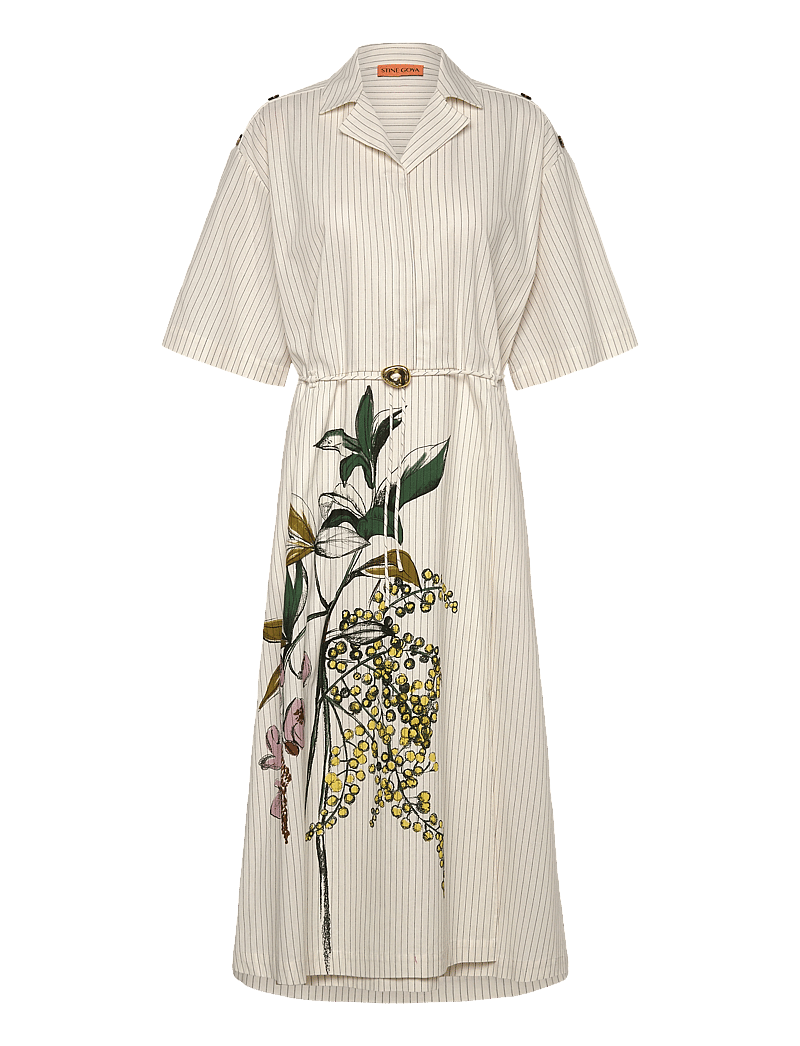 STINE GOYA - 2339 Crisp Stripe Shirting, Workwea - hemdkleider - mimosa stripe - 0