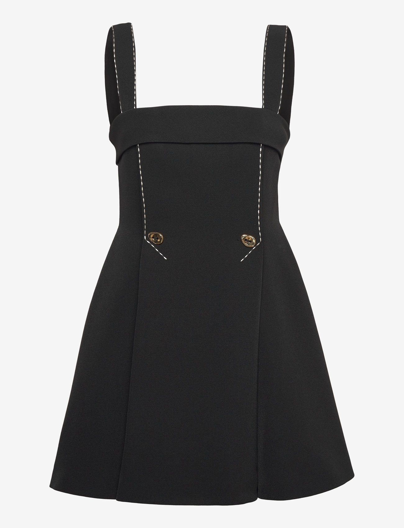 STINE GOYA - 2360 Structured Crepe, Mini Dress w - korte kjoler - jet black - 0