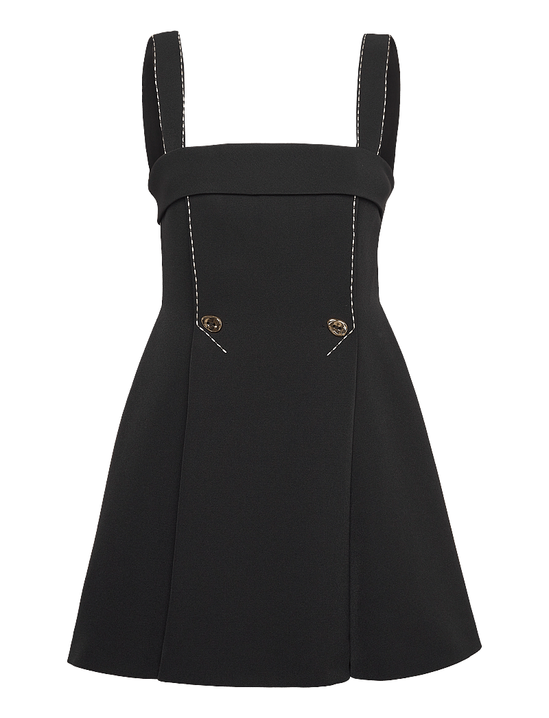 STINE GOYA - 2360 Structured Crepe, Mini Dress w - kurze kleider - jet black - 0