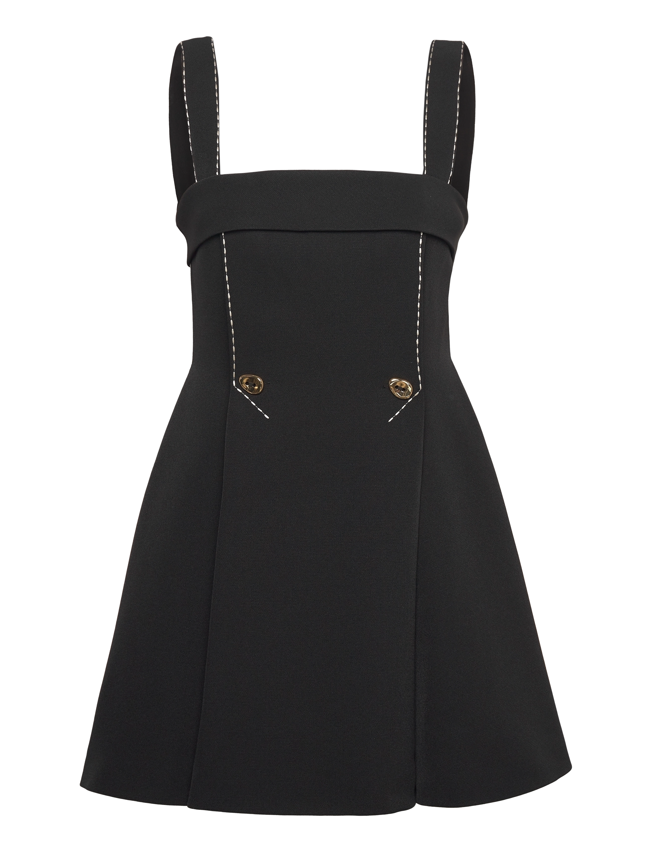 STINE GOYA 2360 Structured Crepe, Mini Dress w - Kjoler - JET BLACK / black