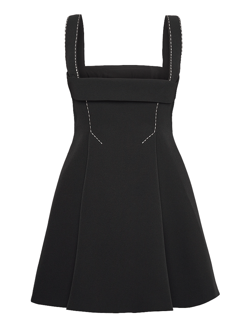STINE GOYA - 2360 Structured Crepe, Mini Dress w - kurze kleider - jet black - 1