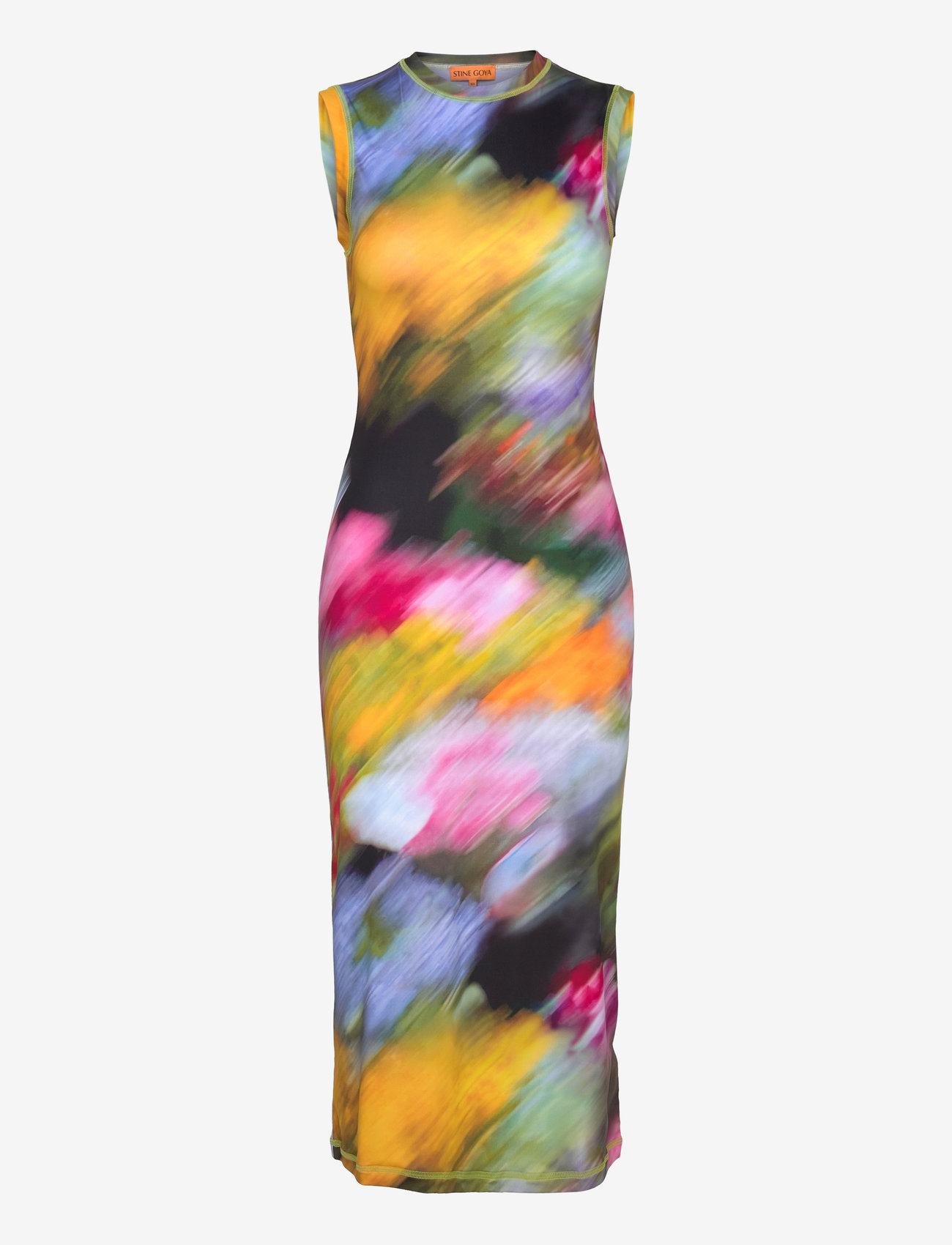 STINE GOYA - 2244 Stocking Jersey, Tank Crewneck - liibuvad kleidid - liquid floral - 0