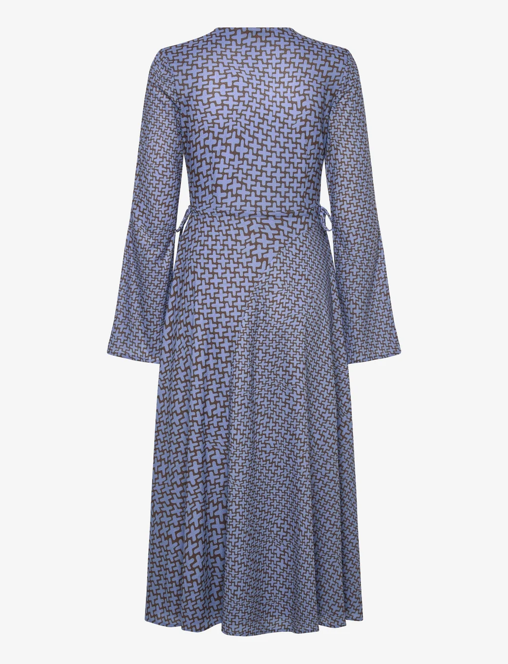 STINE GOYA - 2245 Dry Jersey, Long Sleeve Wrap T - slå-om-kjoler - graphic weave - 1