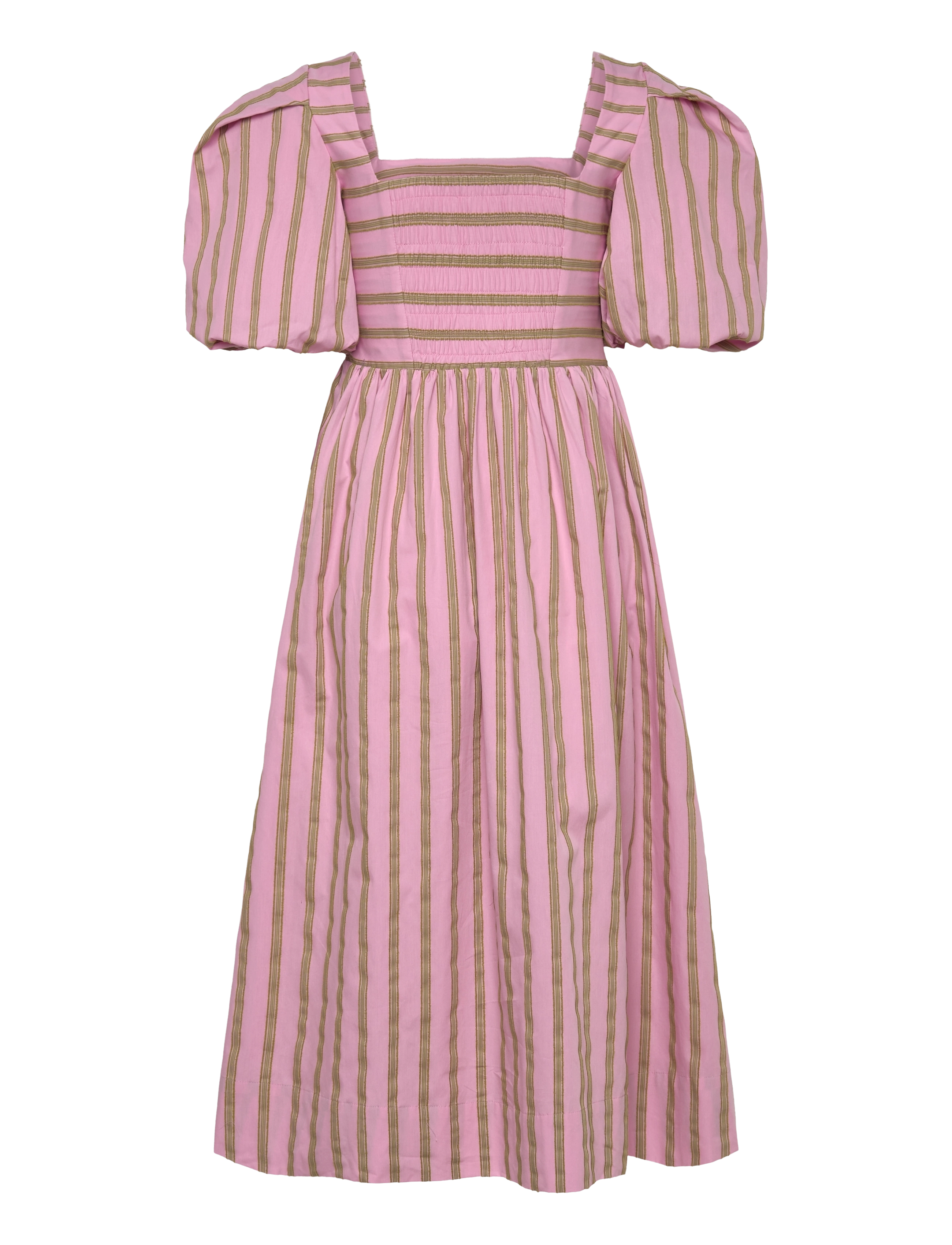 STINE GOYA - 2344 Soft Jacquard Weave, Blouson S - midi kjoler - wallpaper stripes - 1