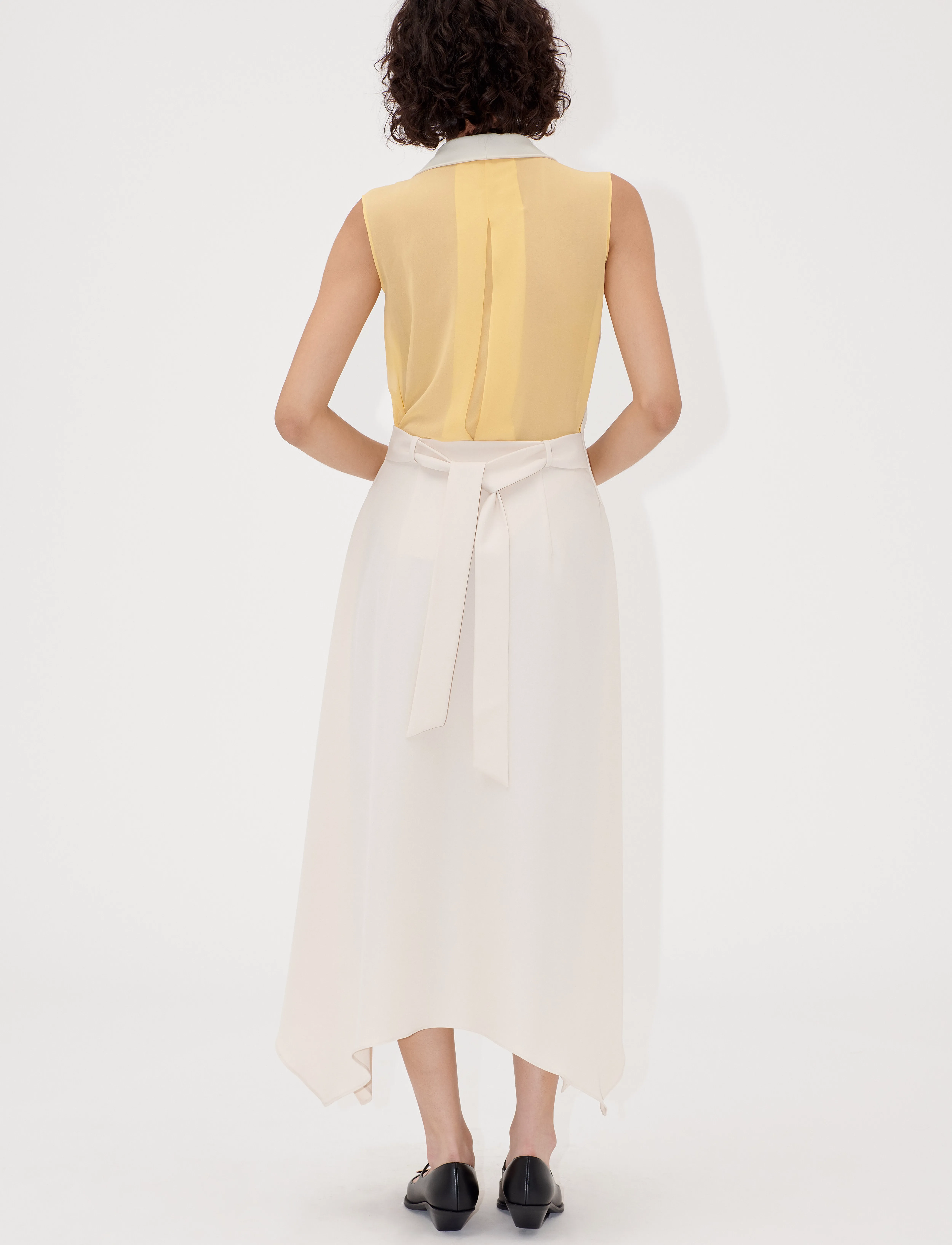 STINE GOYA - 2347 Matte Sheer Tailoring, Tailore - ivory / cornsilk - 4