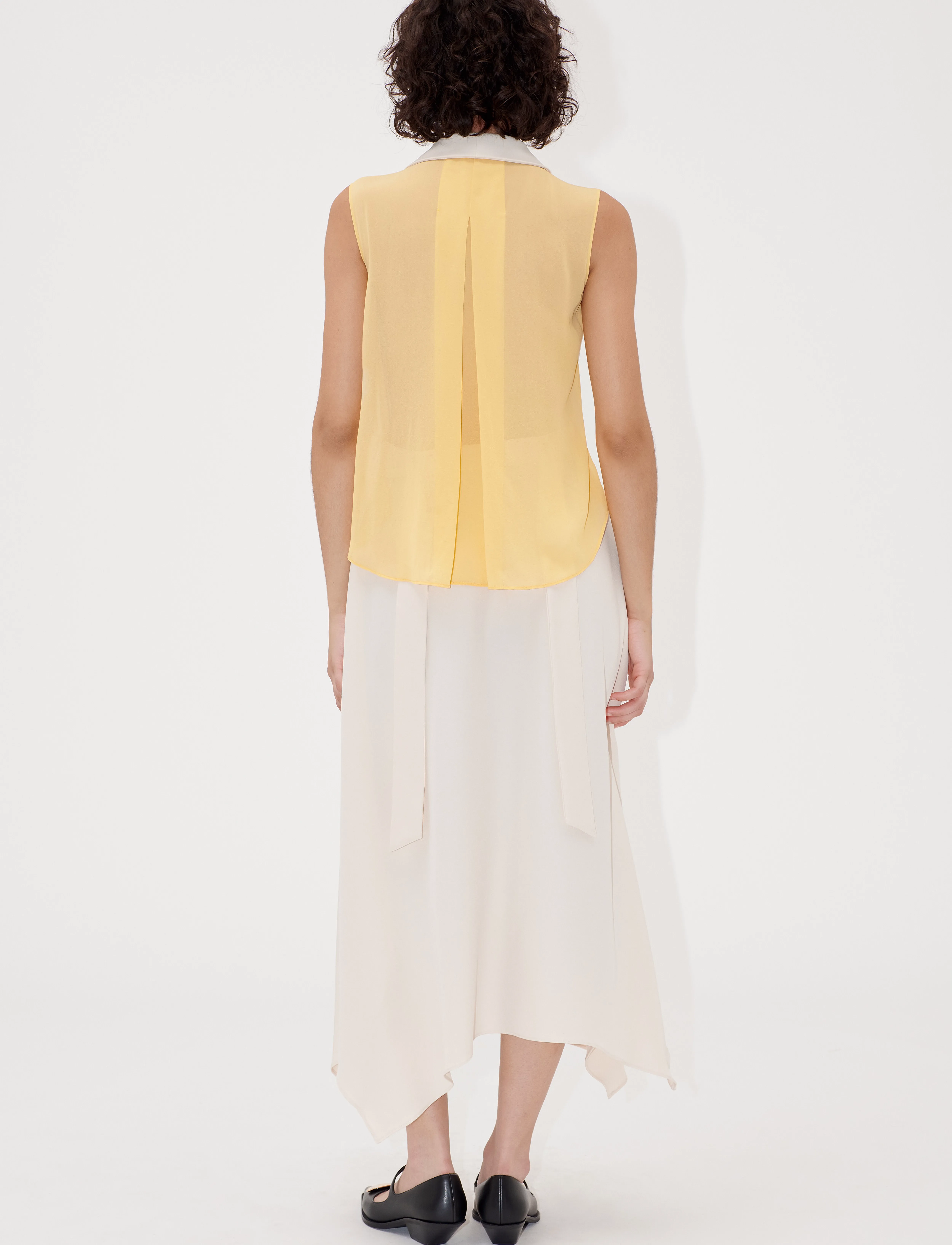 STINE GOYA - 2347 Matte Sheer Tailoring, Tailore - ivory / cornsilk - 5
