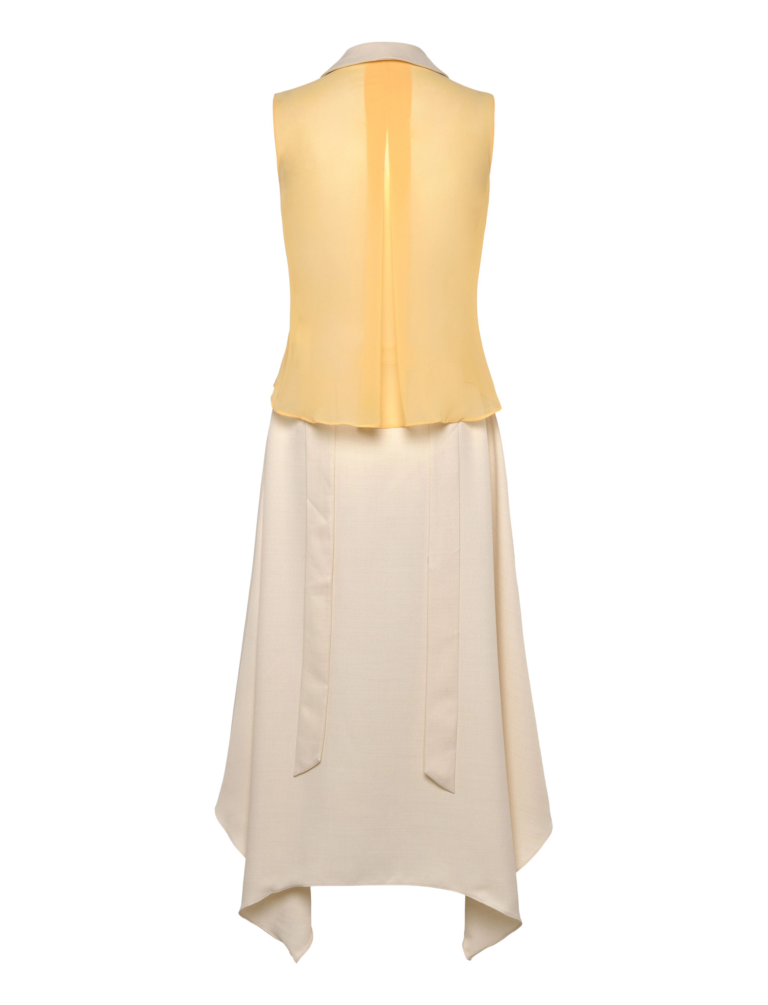 STINE GOYA - 2347 Matte Sheer Tailoring, Tailore - ivory / cornsilk - 2