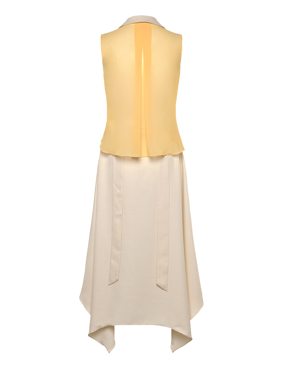 STINE GOYA - 2347 Matte Sheer Tailoring, Tailore - ivory / cornsilk - 2