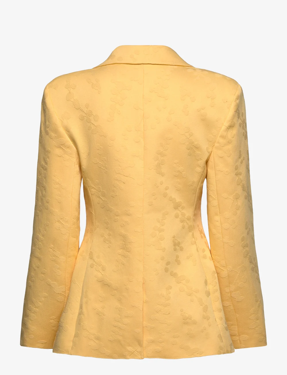 STINE GOYA - 2346 Textured Cotton Jacquard, Fitt - enkeltradede blazere - mimosa - 1
