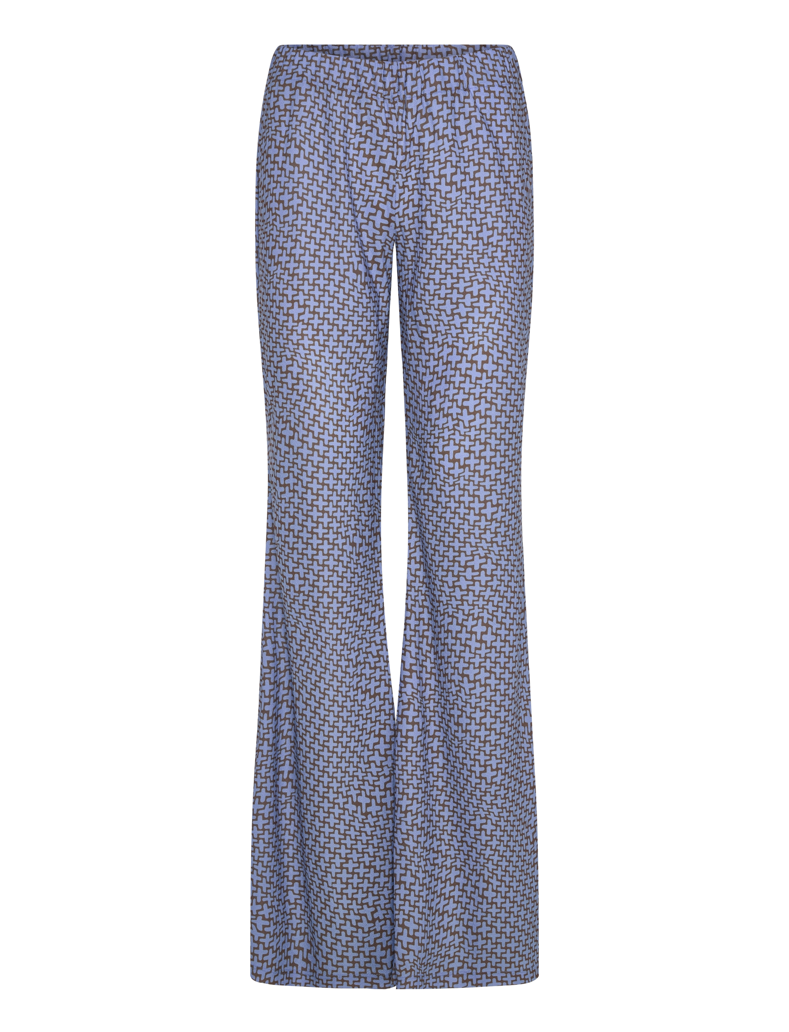 STINE GOYA 2245 Dry Jersey, Elasticated Straig, L, Trousers, Blau - Flared, Frauen