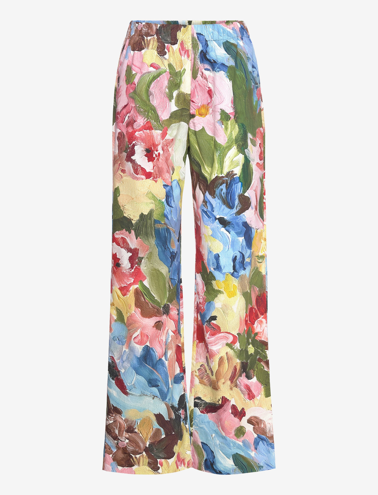 STINE GOYA - 2340 Midweight Cotton, Elasticated - hosen mit weitem bein - loves me, loves me not - 0