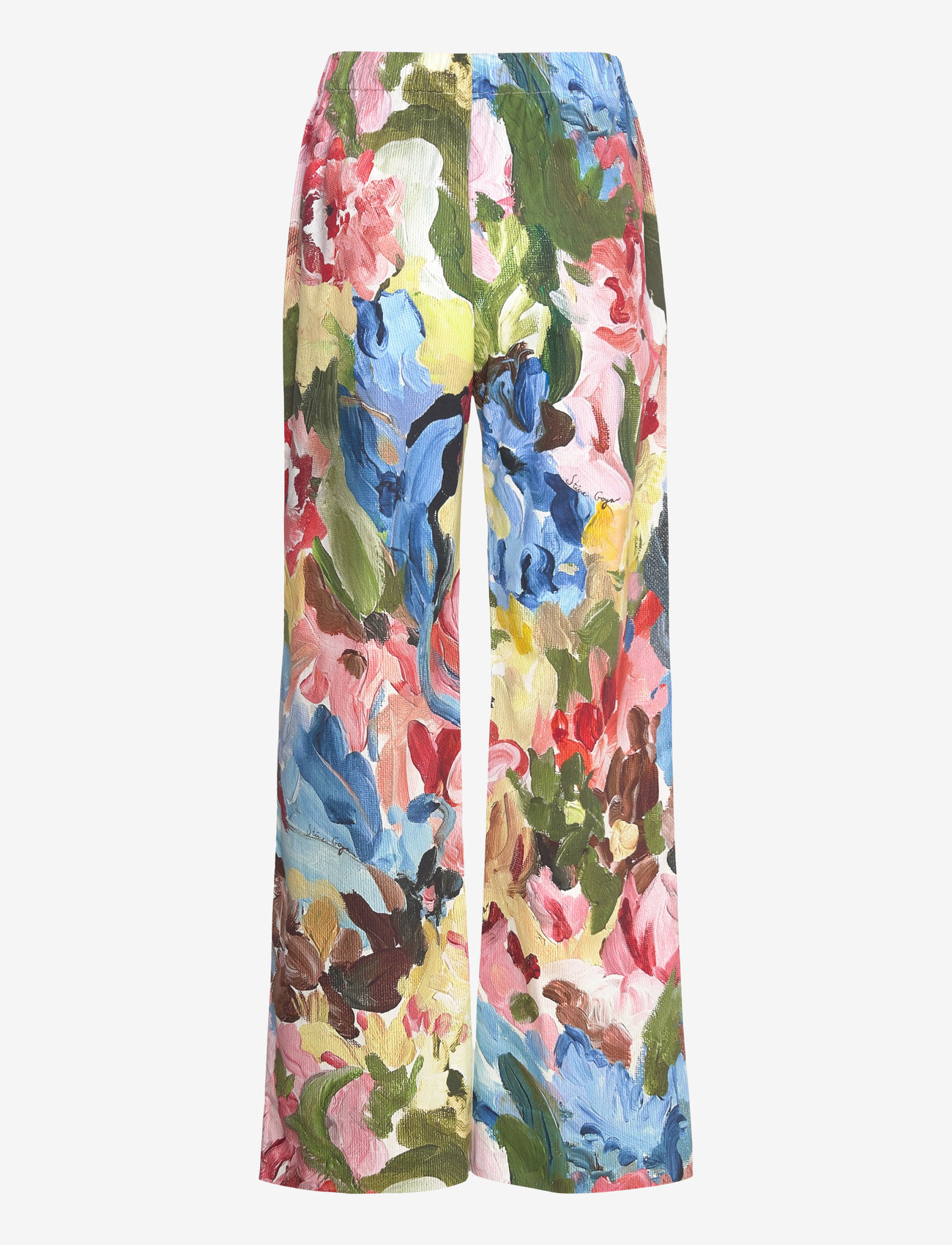 STINE GOYA - 2340 Midweight Cotton, Elasticated - hosen mit weitem bein - loves me, loves me not - 1