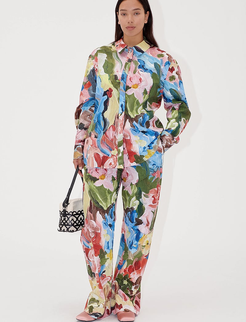 STINE GOYA - 2340 Midweight Cotton, Elasticated - hosen mit weitem bein - loves me, loves me not - 2