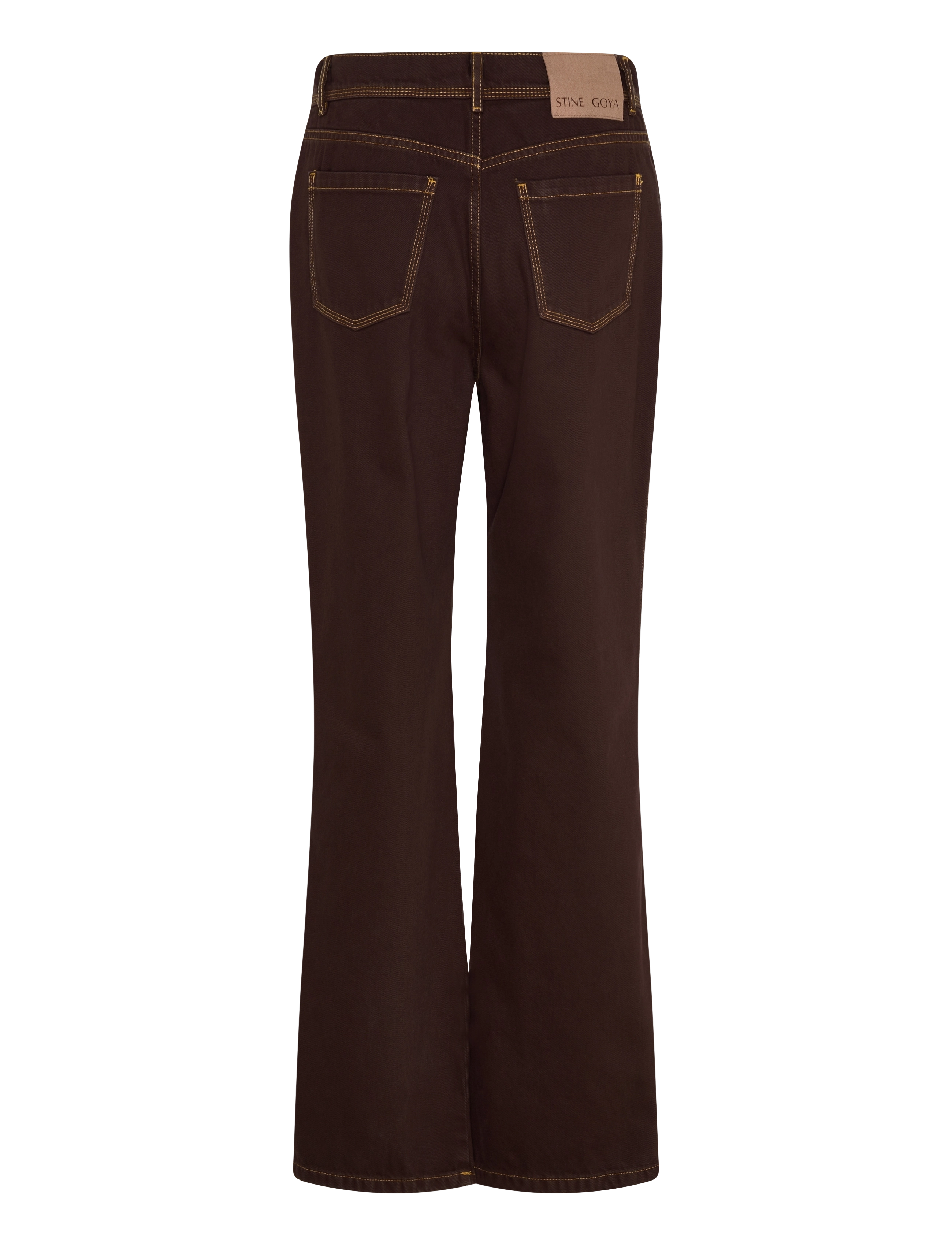 STINE GOYA - 2251 Denim, High Waist Straight Cut - gerade jeans - chicory coffee - 1