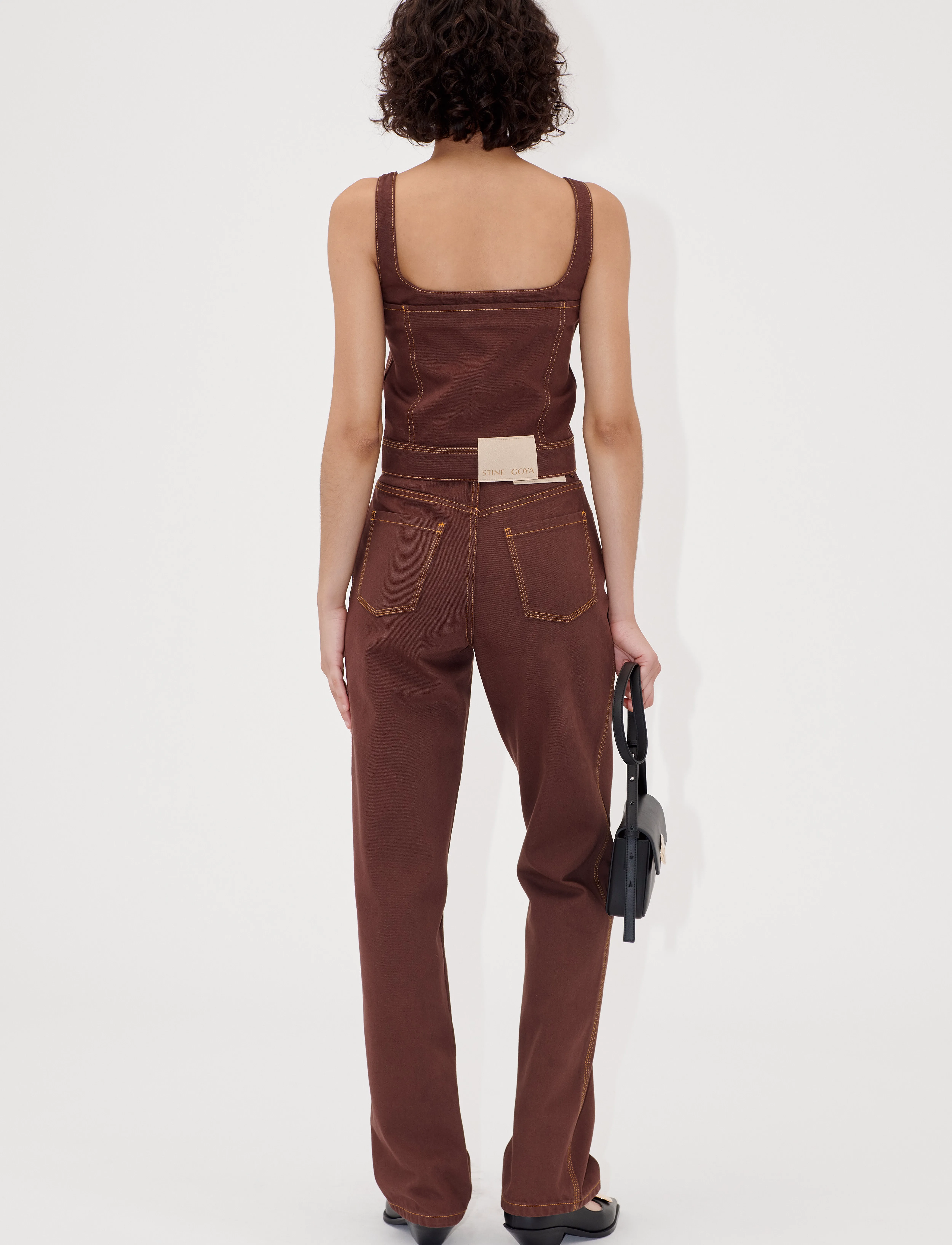 STINE GOYA - 2251 Denim, High Waist Straight Cut - gerade jeans - chicory coffee - 3