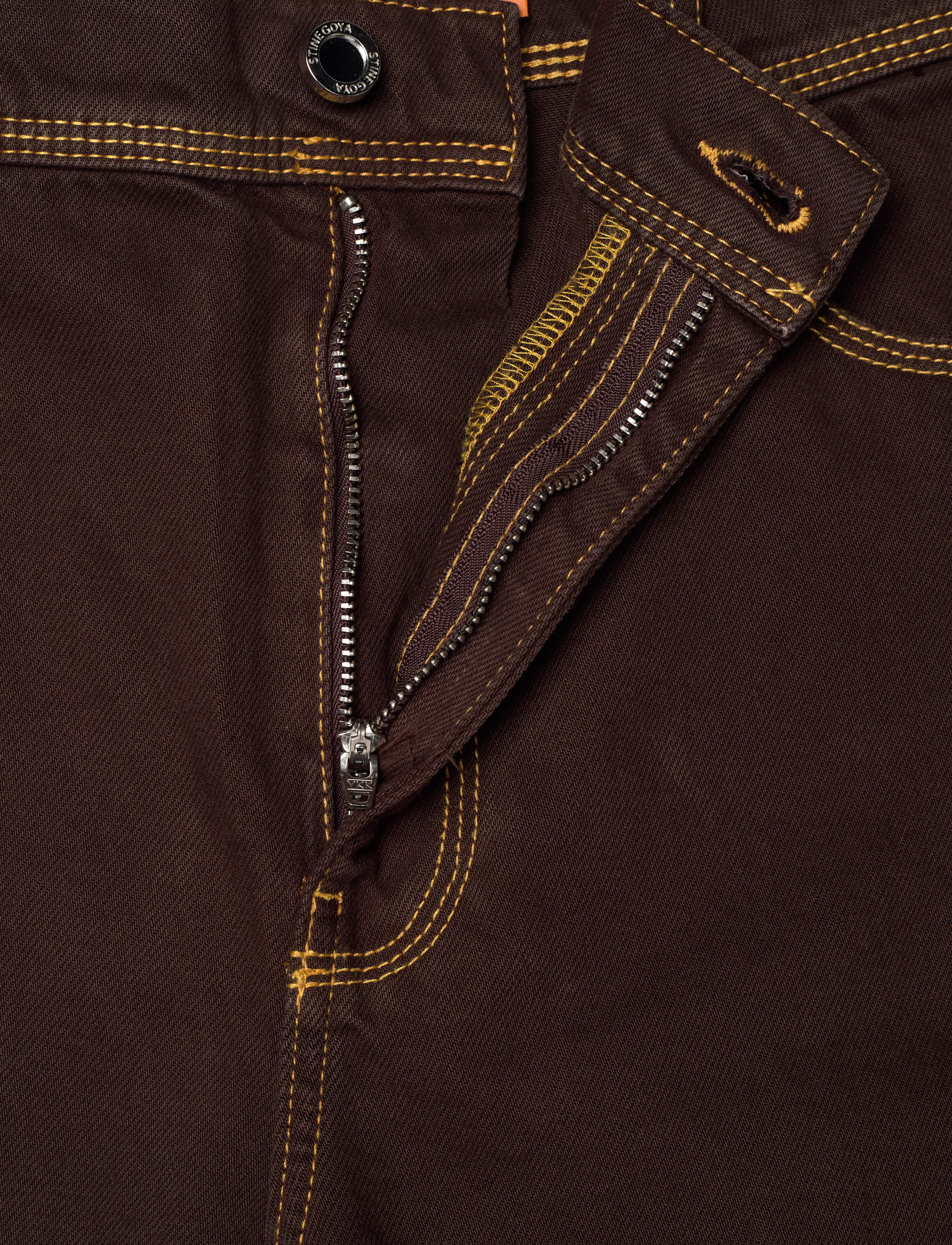 STINE GOYA - 2251 Denim, High Waist Straight Cut - gerade jeans - chicory coffee - 5