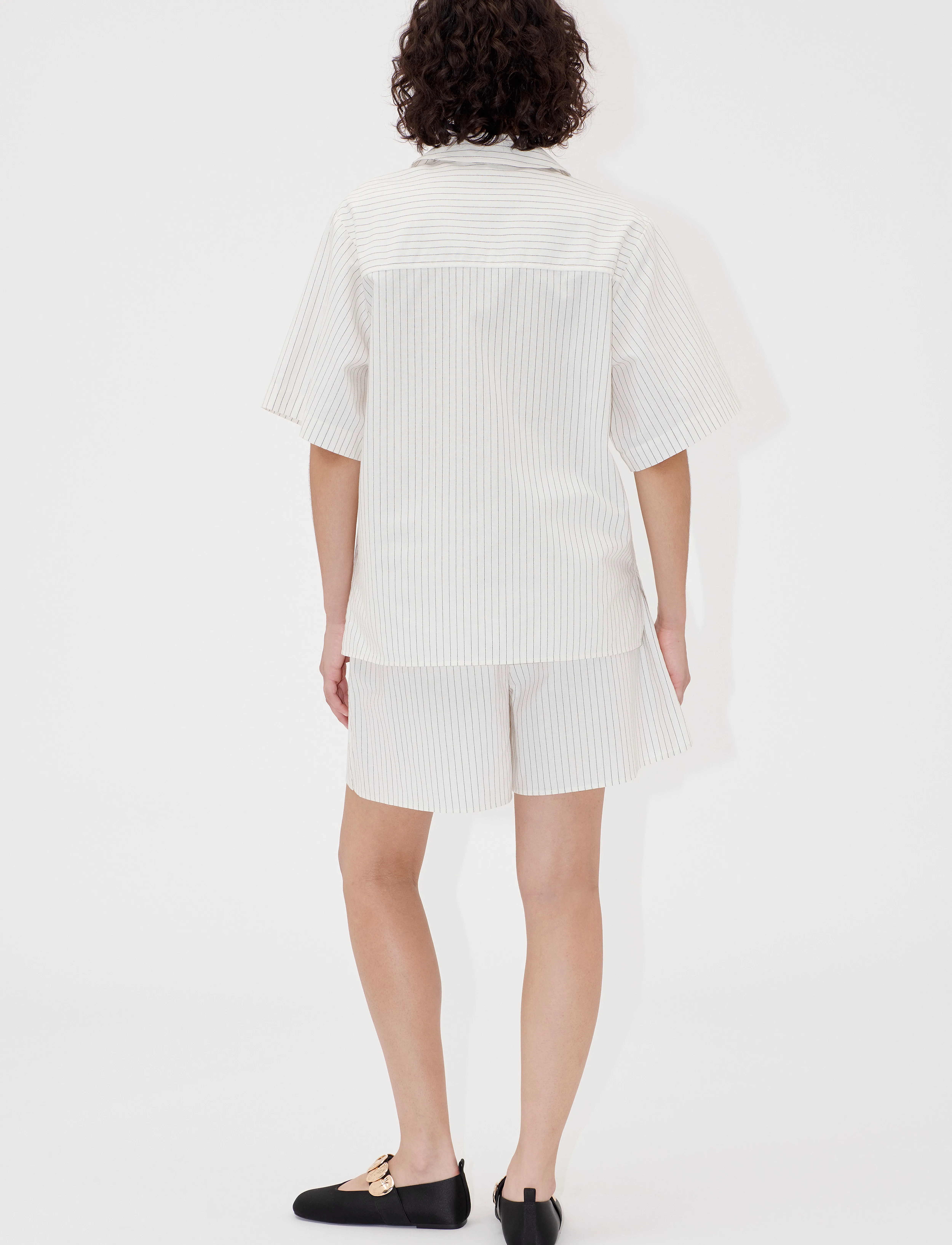 STINE GOYA - 2339 Crisp Stripe Shirting, Elastic - rennot shortsit - matchbox - 3