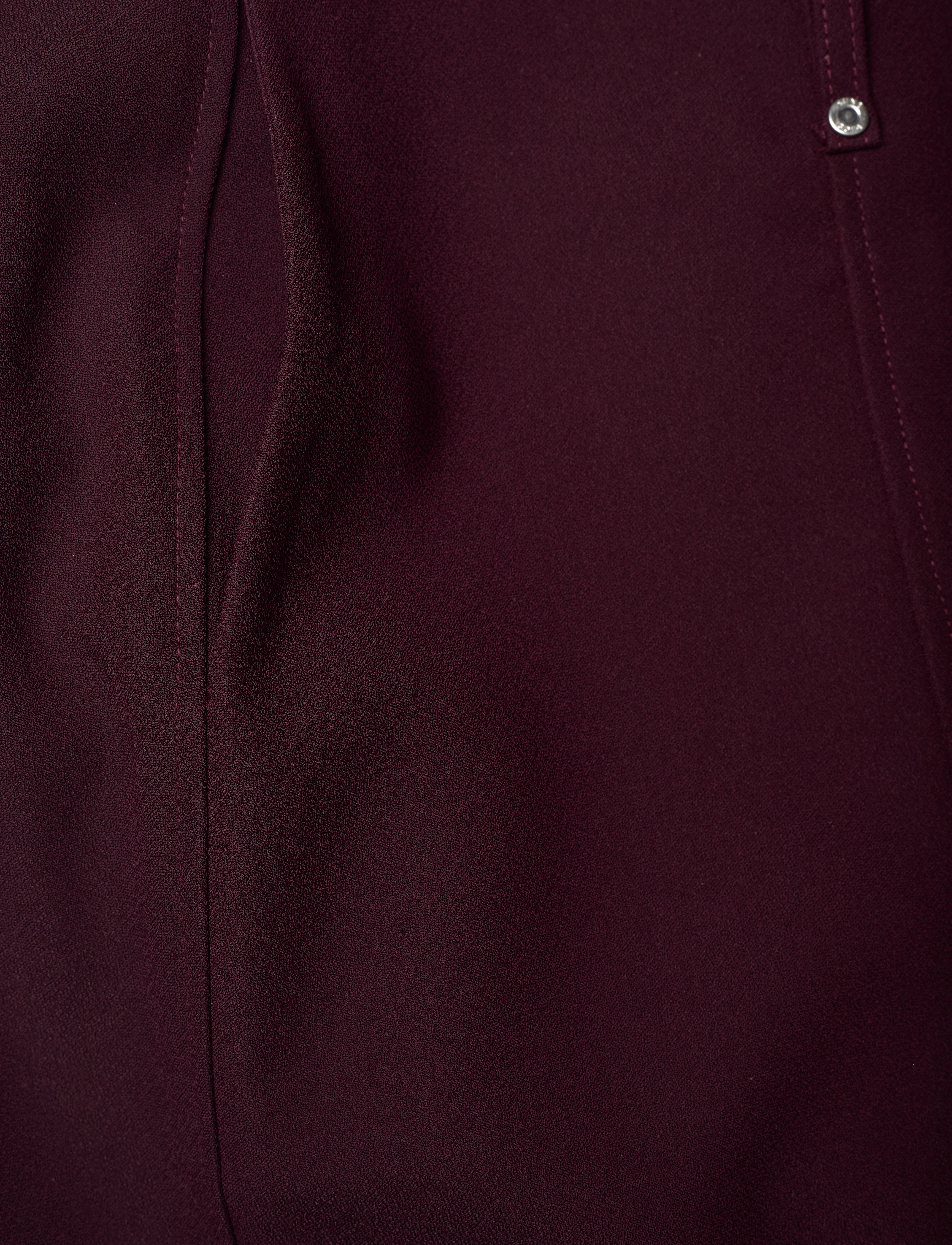 STINE GOYA - 2330 Double Sided Crepe, Structured - bukser med brede ben - aubergine - 4