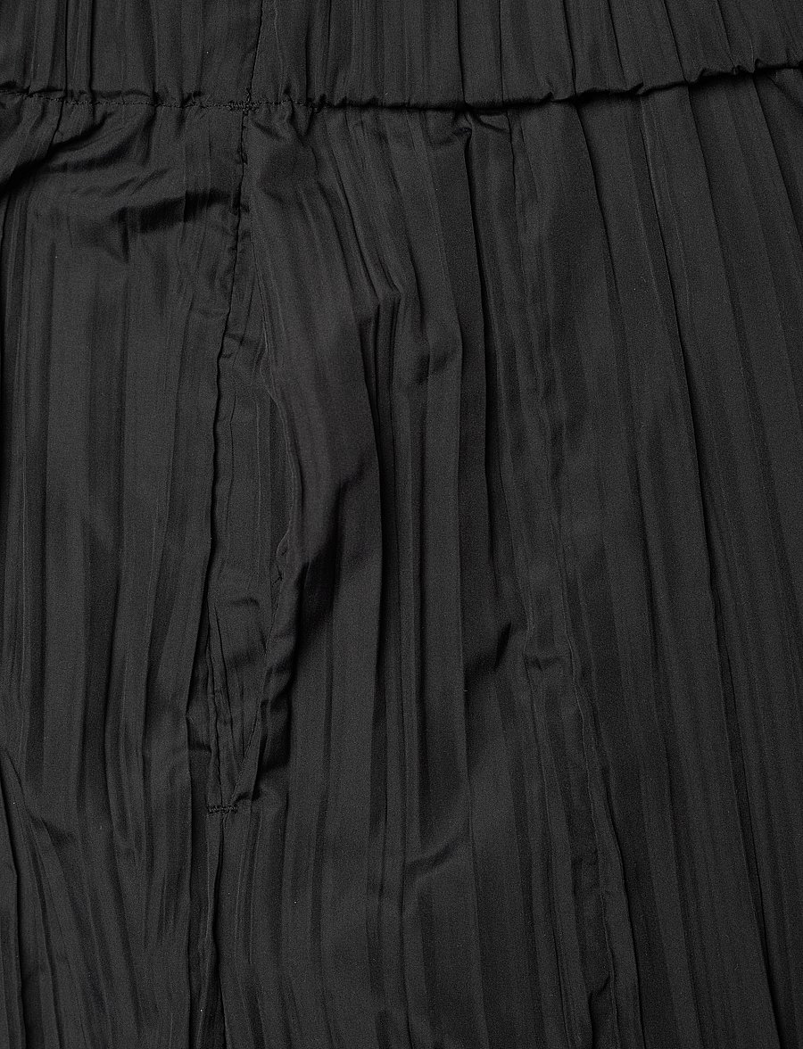 STINE GOYA - 2342 Pleated Poly, Loose Pants w/ Tie - hose mit geradem bein - black - 2