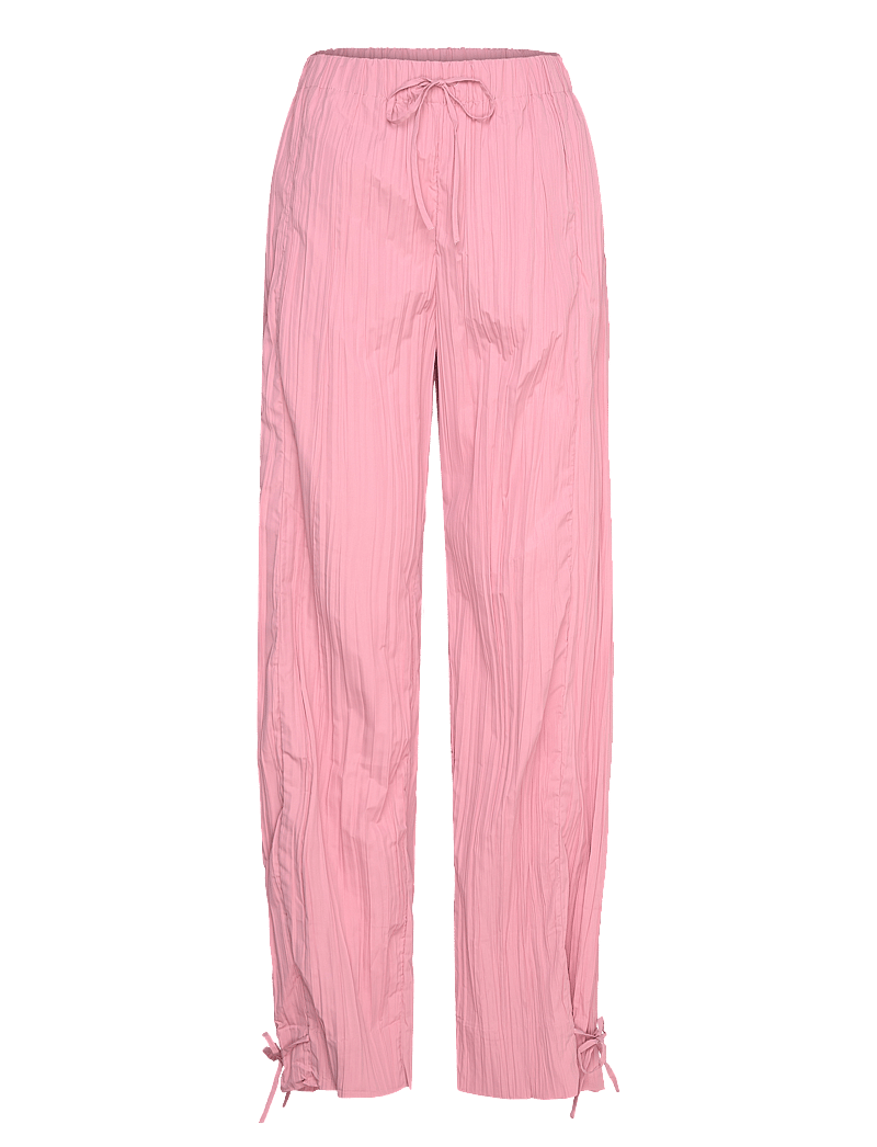 STINE GOYA - 2342 Pleated Poly, Loose Pants w/ Tie - straight leg hosen - pink nectar - 0