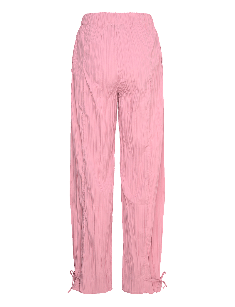 STINE GOYA - 2342 Pleated Poly, Loose Pants w/ Tie - straight leg hosen - pink nectar - 1