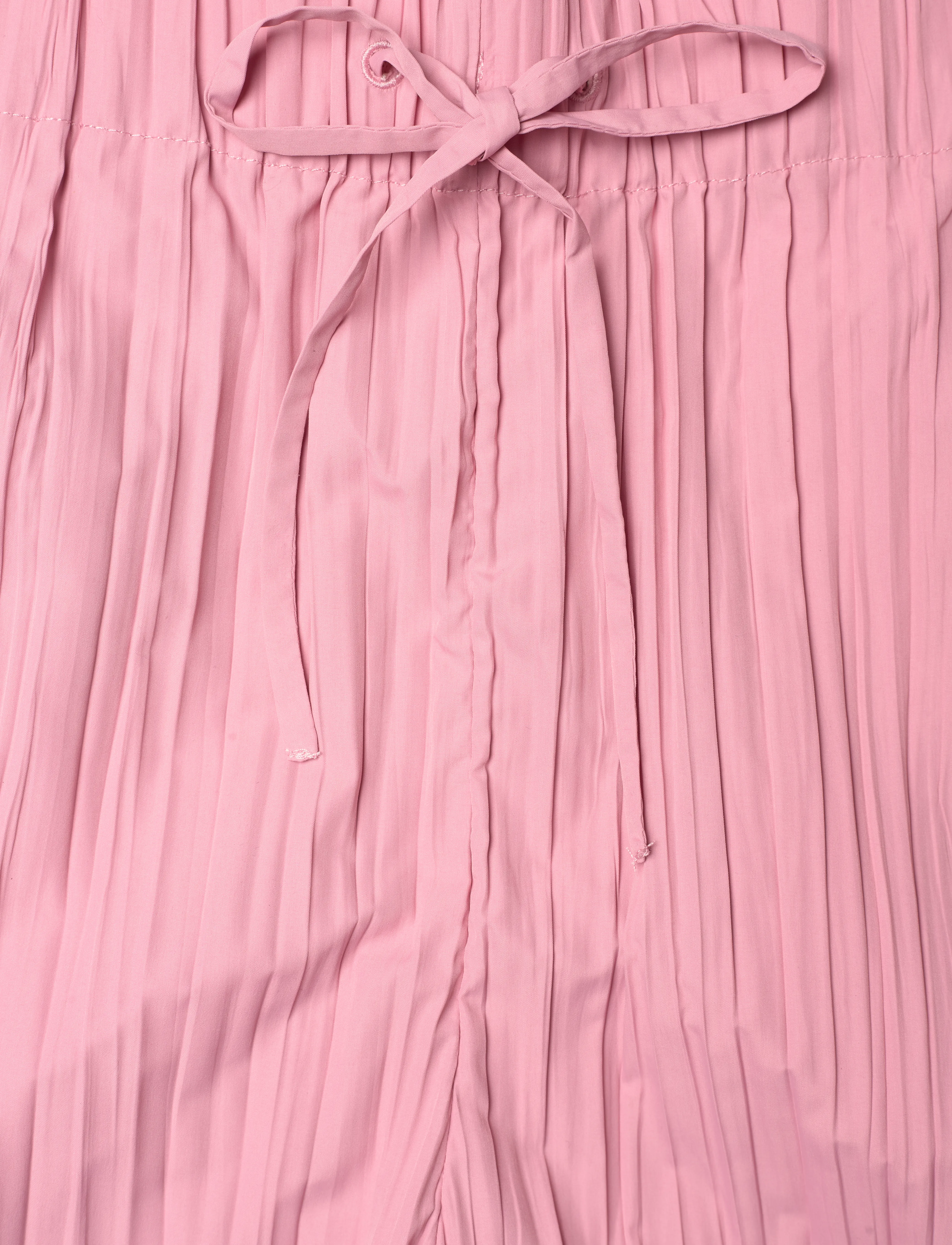STINE GOYA - 2342 Pleated Poly, Loose Pants w/ Tie - buxur með beinum skálmum - pink nectar - 5