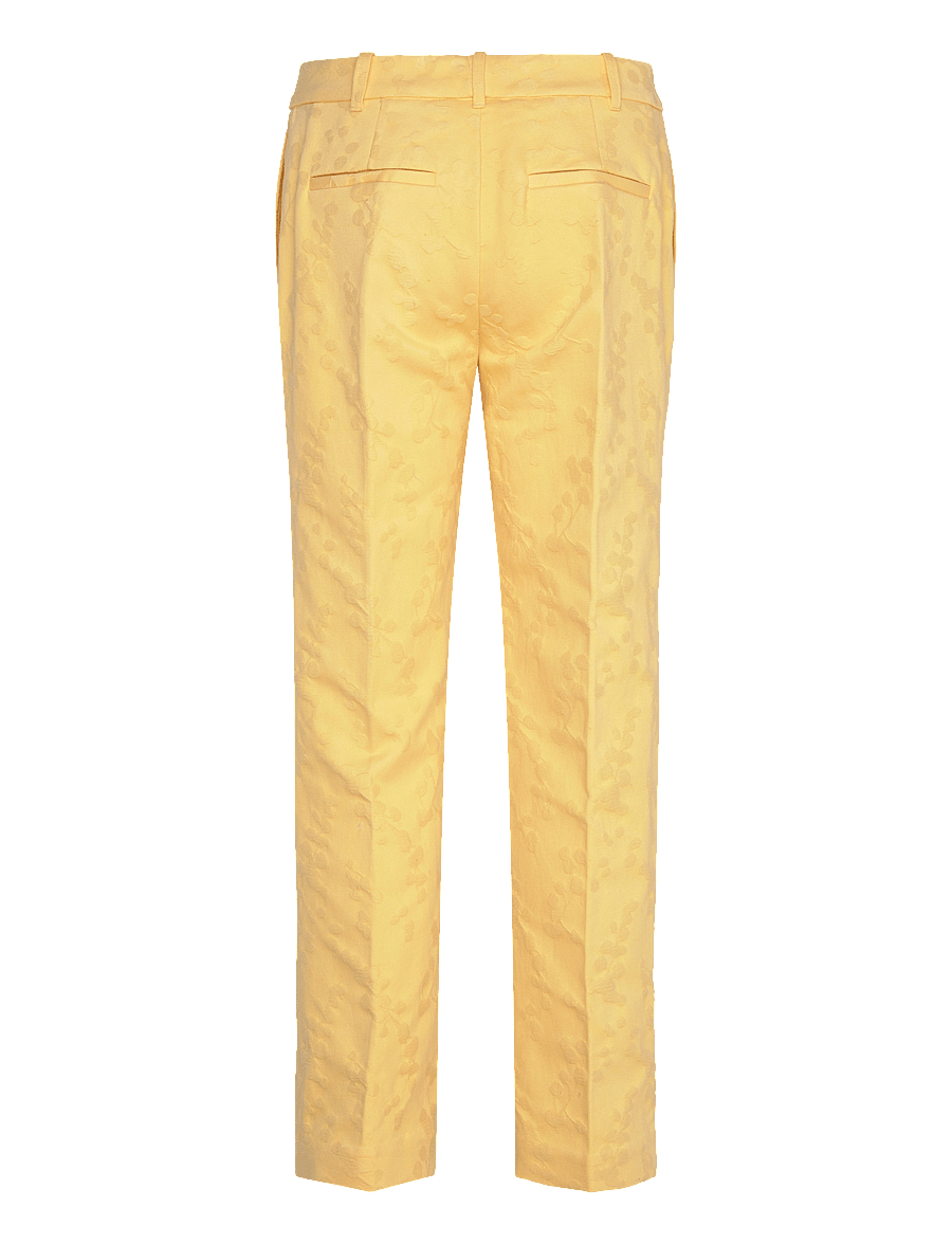 STINE GOYA - 2346 Textured Cotton Jacquard, Stra - anzugshosen - mimosa - 1