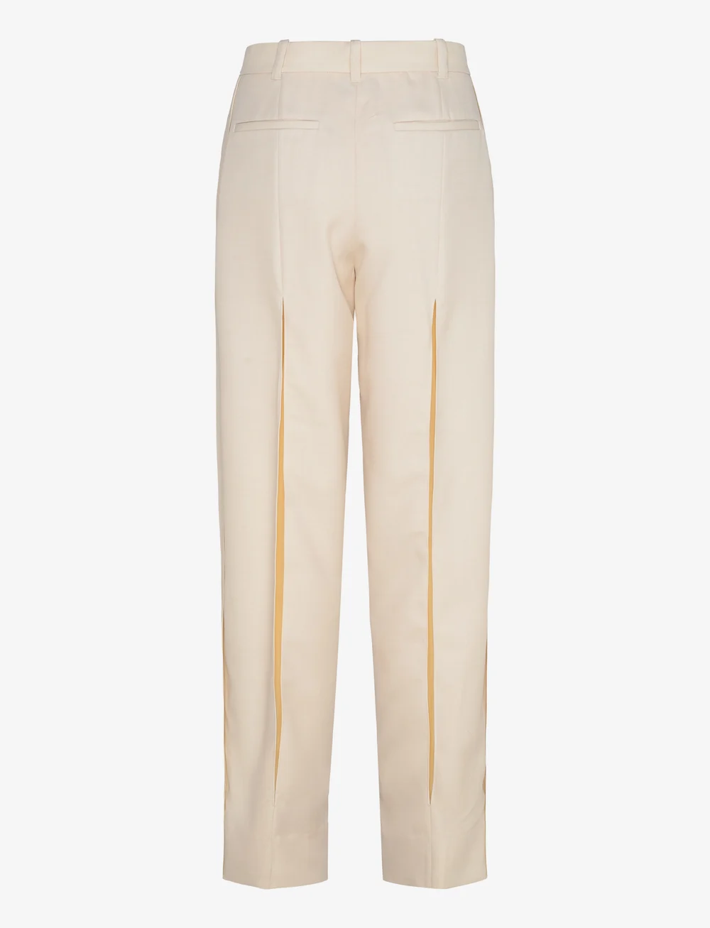 STINE GOYA - 2347 Matte Sheer Tailoring, Tailore - straight leg hosen - ivory / cornsilk - 1