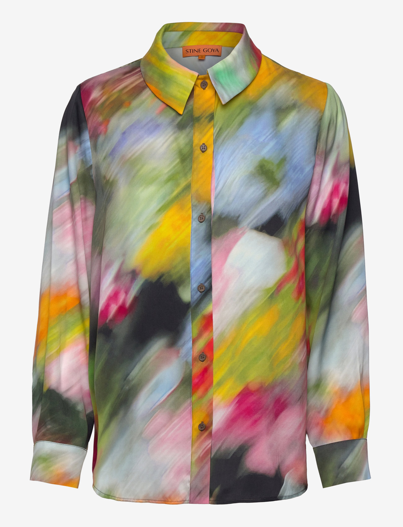 STINE GOYA - 2263 Dry Viscose, Long Sleeve Shirt - koszule z długimi rękawami - liquid floral - 0