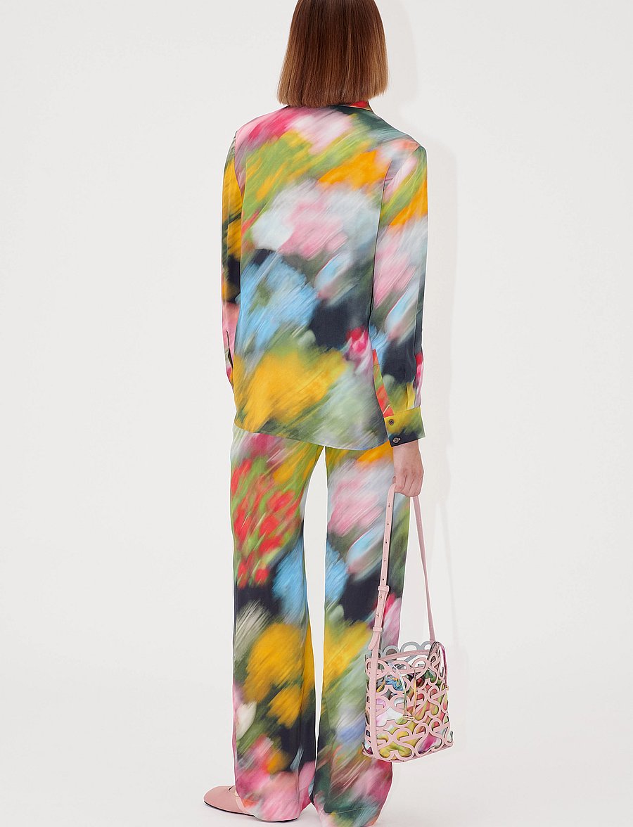STINE GOYA - 2263 Dry Viscose, Long Sleeve Shirt - langärmlige hemden - liquid floral - 3