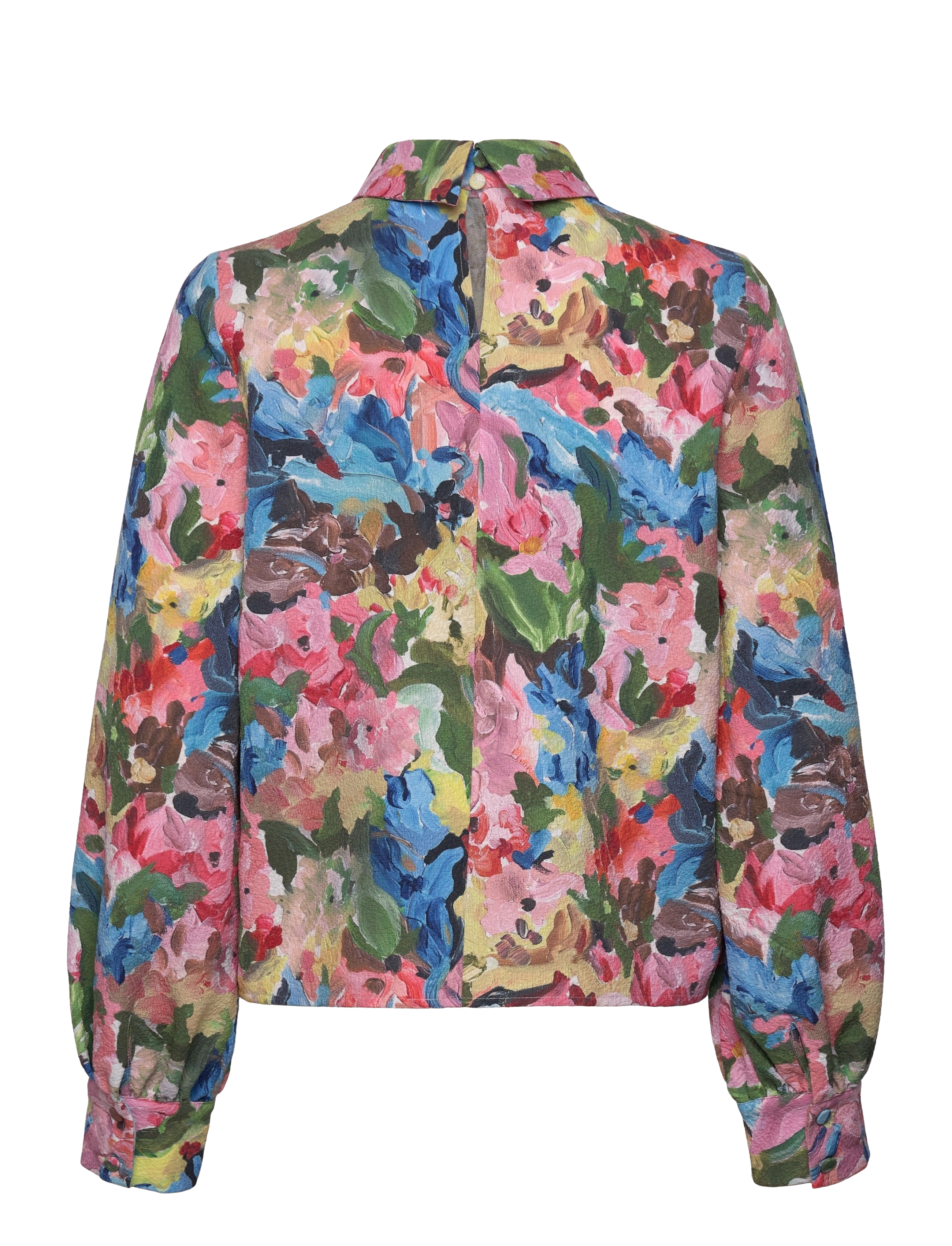 STINE GOYA - 2259 Structure Stretch, Gathered Lo - langærmede bluser - loves me, loves me not - 1