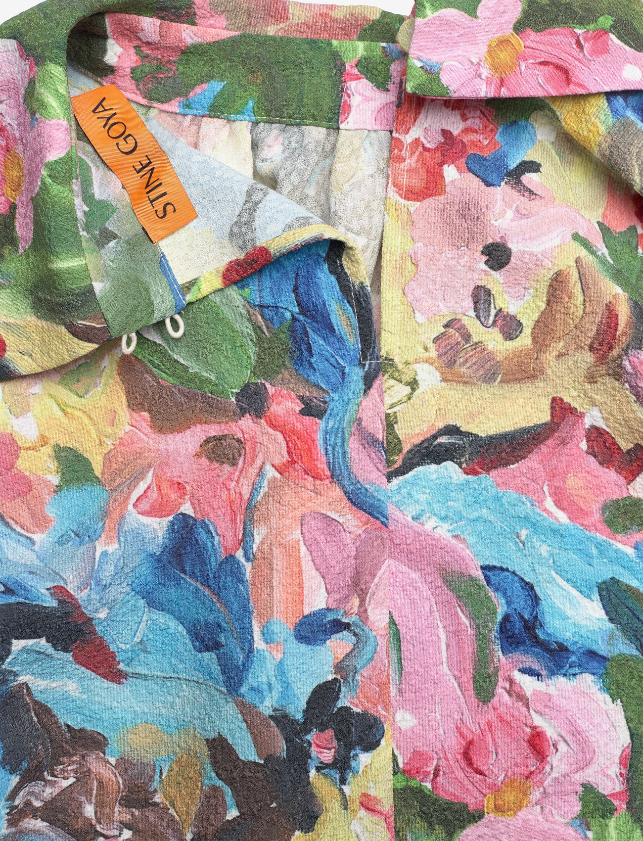 STINE GOYA - 2259 Structure Stretch, Gathered Lo - langärmlige blusen - loves me, loves me not - 2