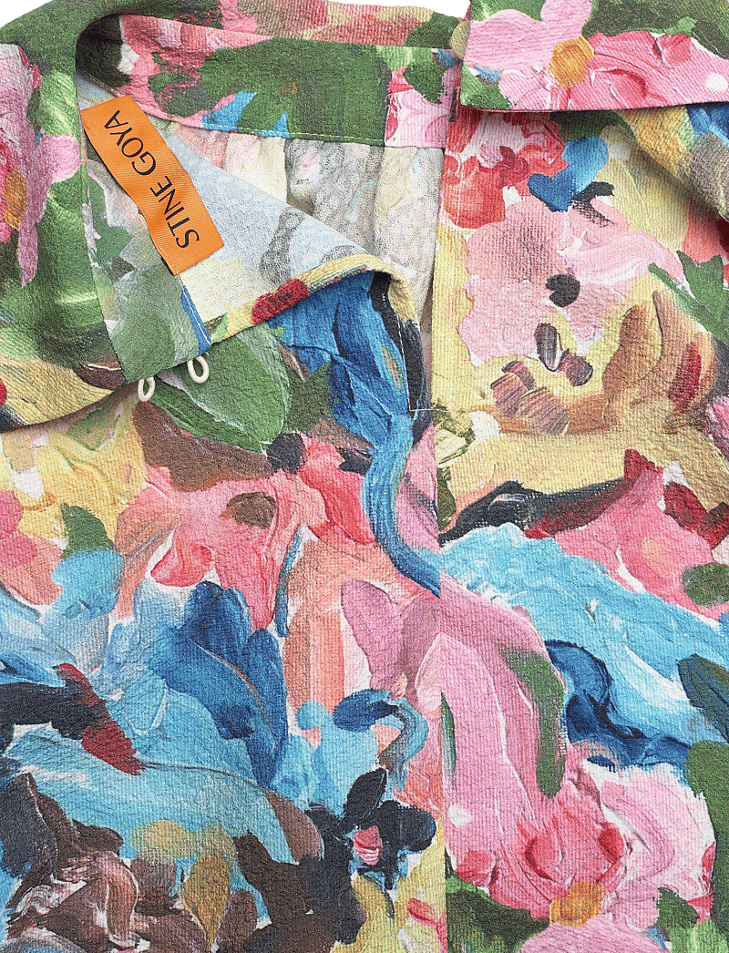 STINE GOYA - 2259 Structure Stretch, Gathered Lo - langærmede bluser - loves me, loves me not - 2