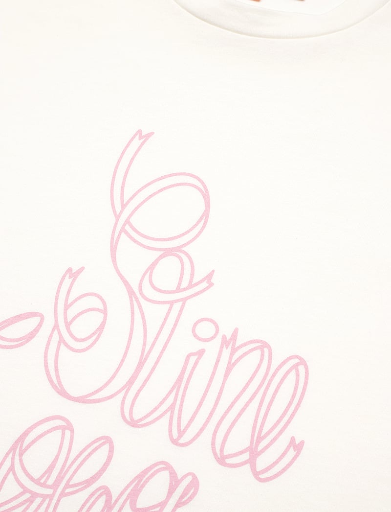 STINE GOYA - 2243 Light Jersey, Short Sleeve T-s - t-shirts - ribbon logo white - 2