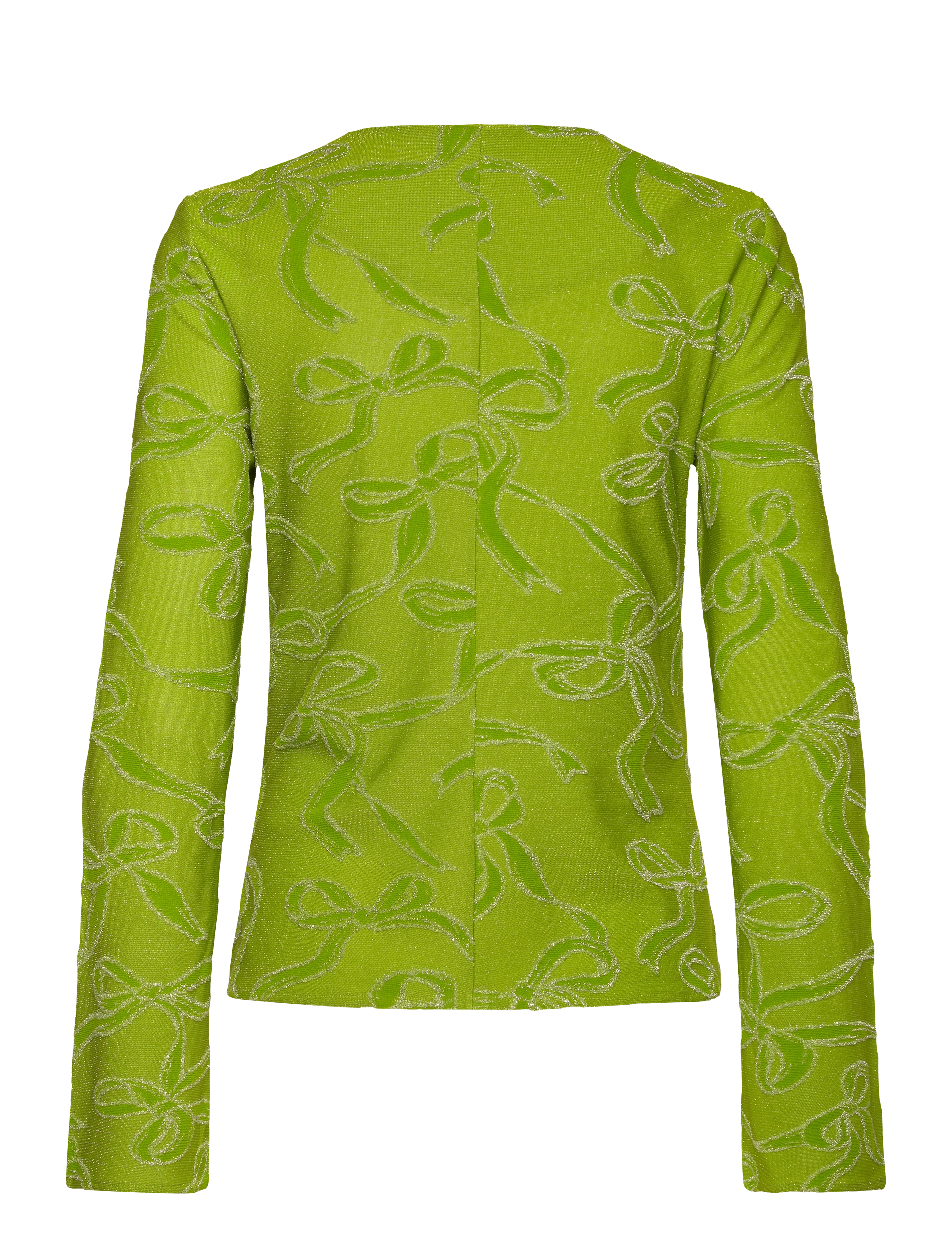 STINE GOYA - 2246 Lurex Jersey, Long Sleeve Tie - bluzki z długimi rękawami - ribbons - 1
