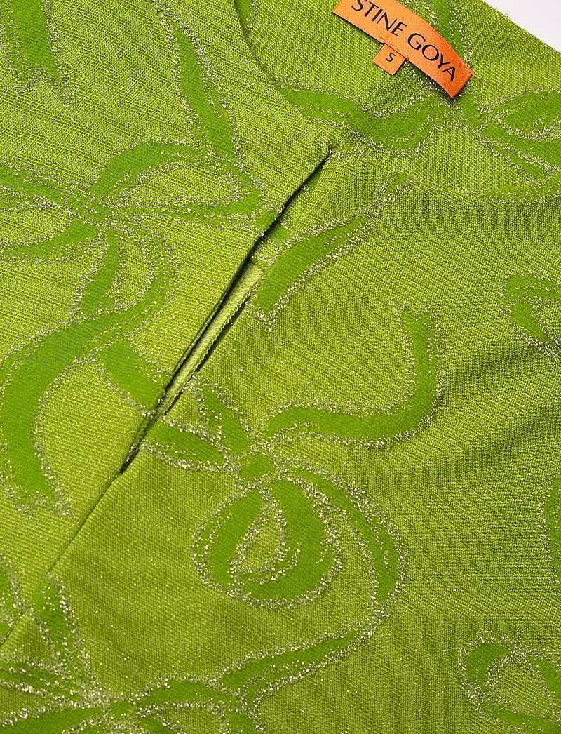 STINE GOYA - 2246 Lurex Jersey, Long Sleeve Tie - långärmade blusar - ribbons - 4