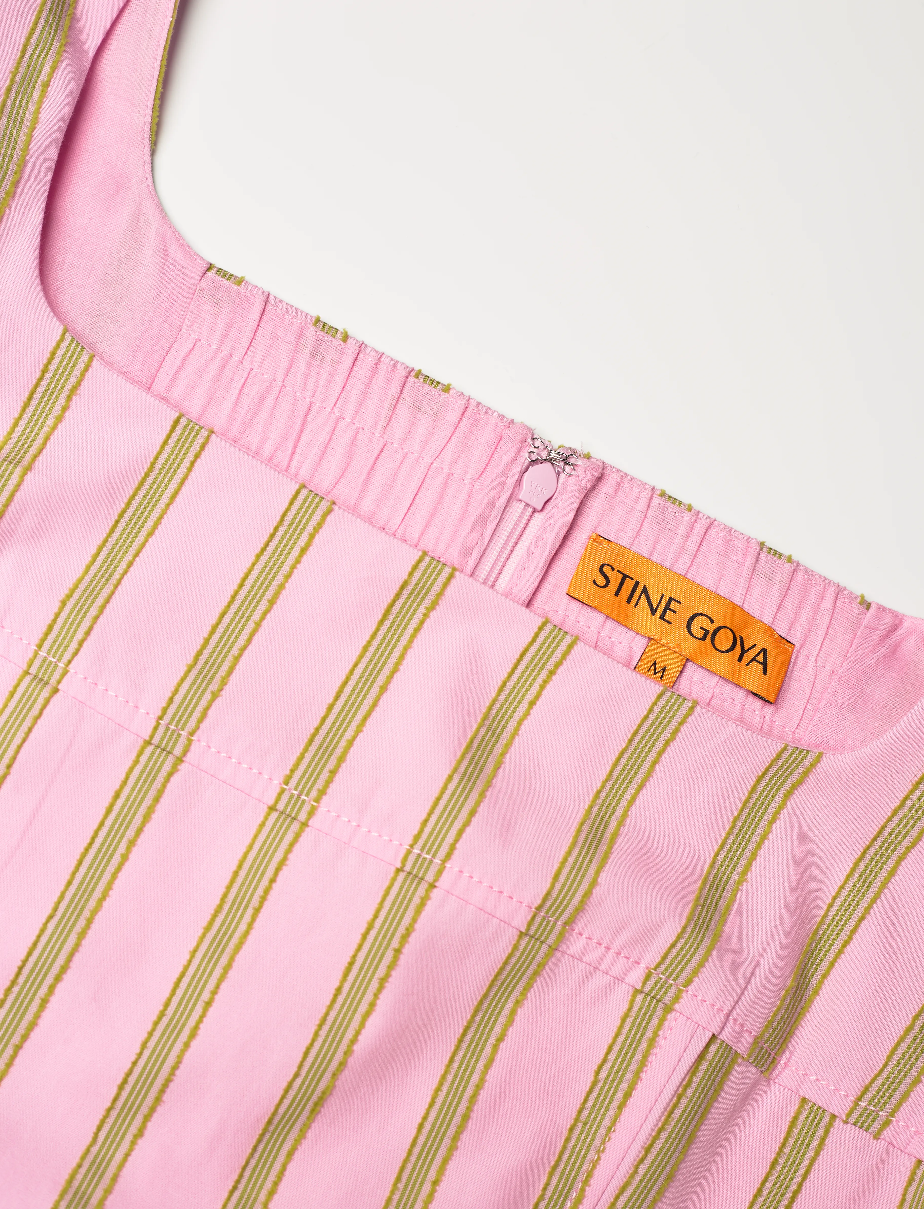 STINE GOYA - 2344 Soft Jacquard Weave, Blouson S - kortærmede bluser - wallpaper stripes - 4