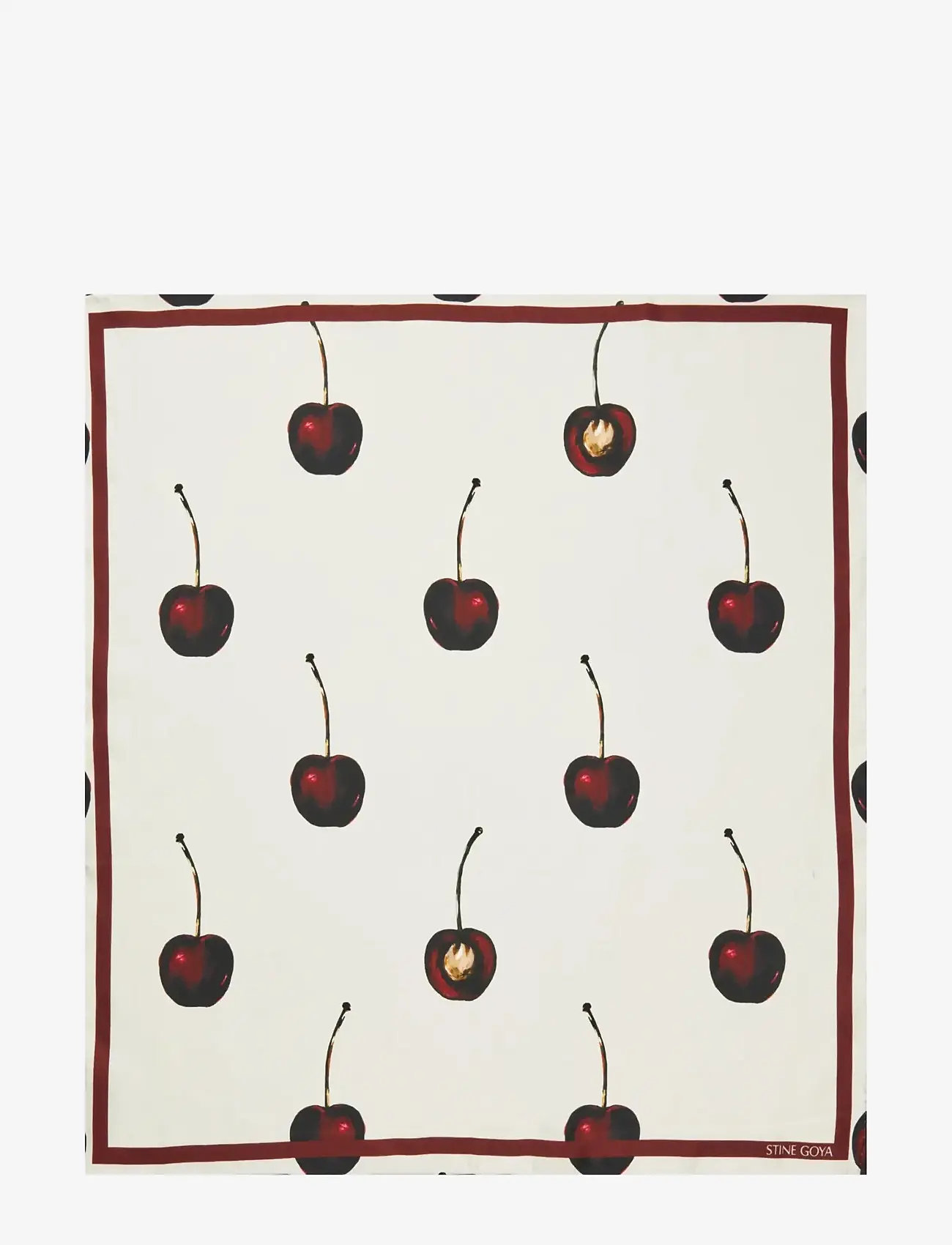 STINE GOYA - Silk Scarves, Small Scarf - modetrender - cherries - 0