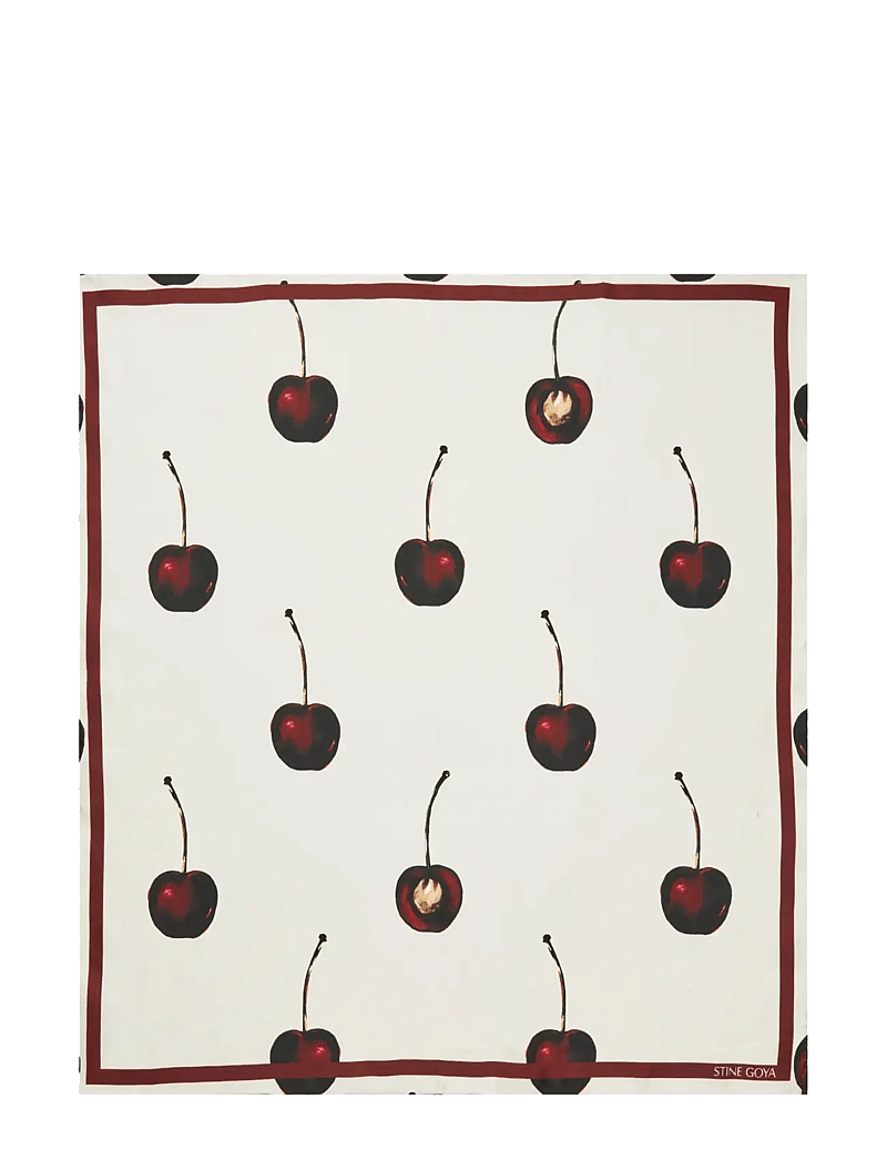 STINE GOYA - Silk Scarves, Small Scarf - modetrender - cherries - 0