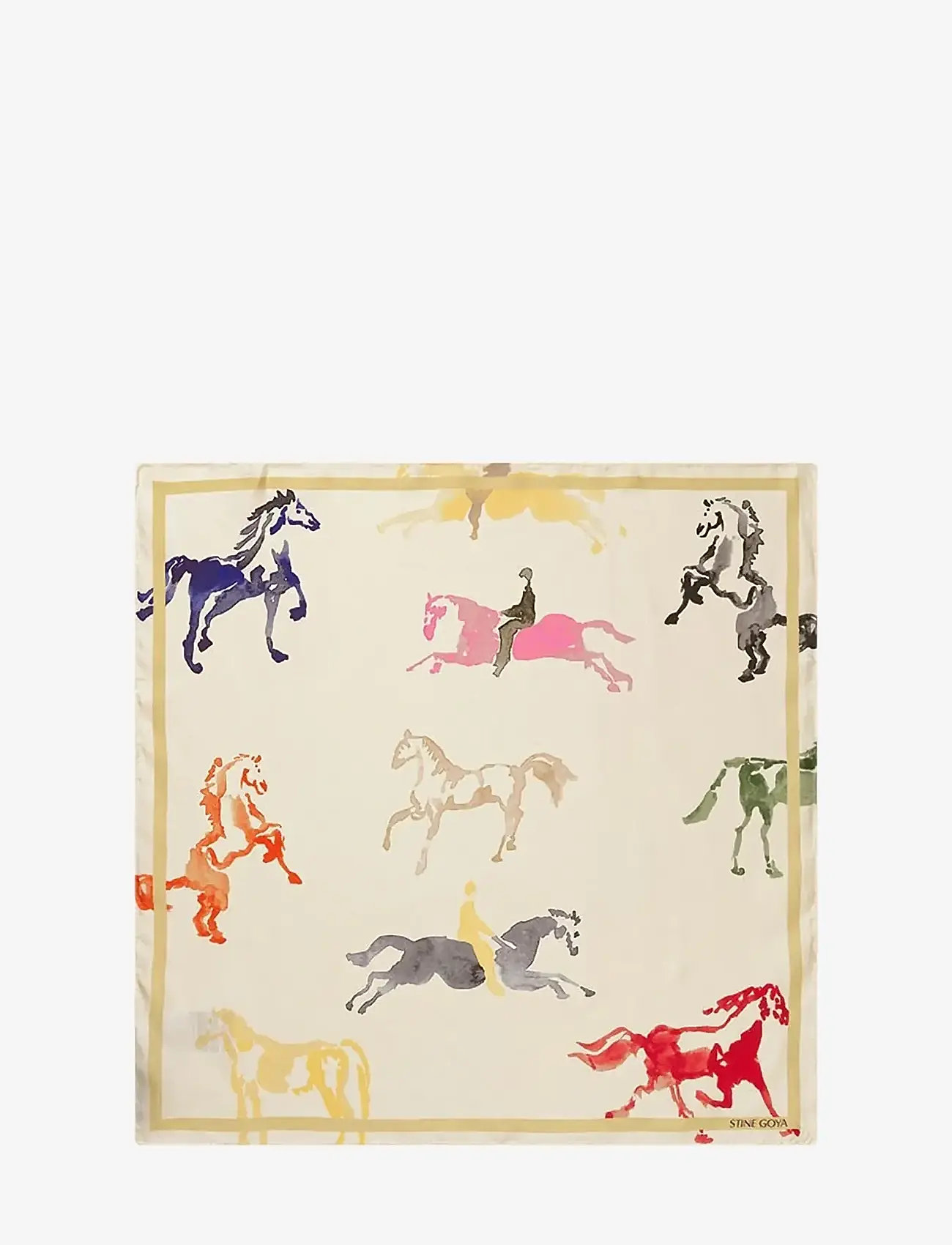 STINE GOYA - Silk Scarves, Small Scarf - mode trends - horses - 0